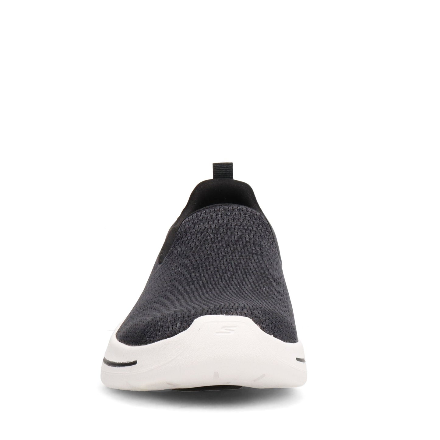 Peltz Shoes Women's Skechers GOwalk Arch Fit - Grateful Slip-On BLACK / WHITE 124480-BKW