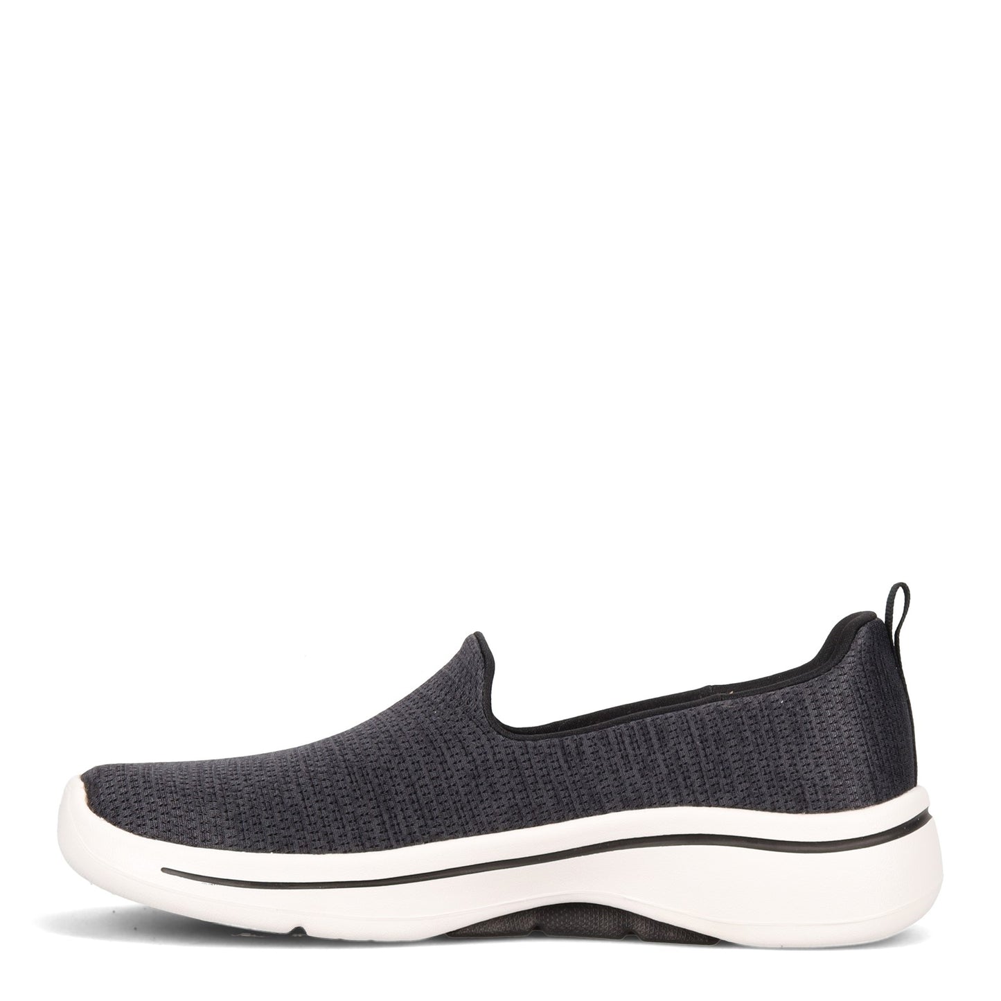 Peltz Shoes Women's Skechers GOwalk Arch Fit - Grateful Slip-On BLACK / WHITE 124480-BKW