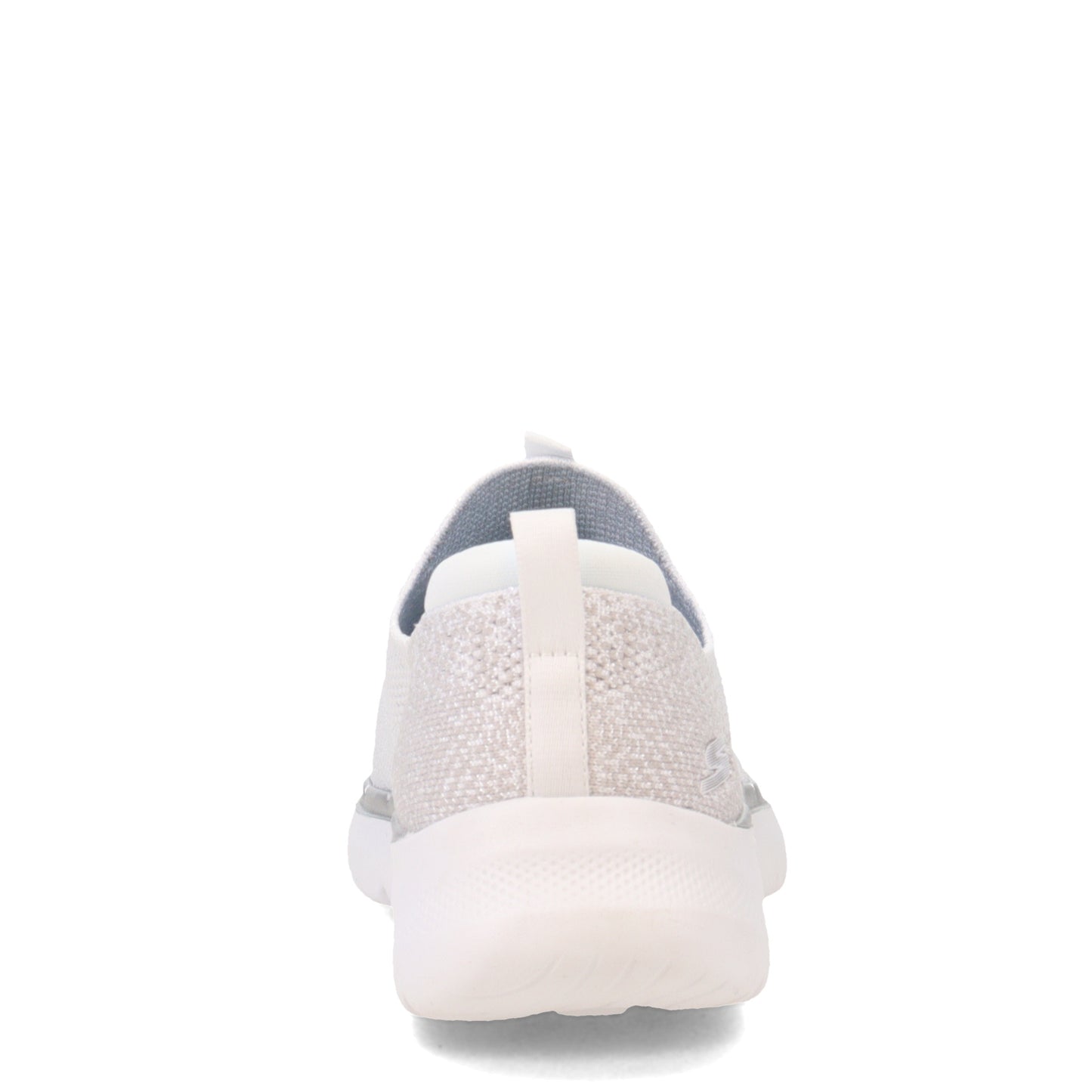 Peltz Shoes Women's Skechers GOwalk 6 - Glimmering Slip-On WHITE 124502-WHT