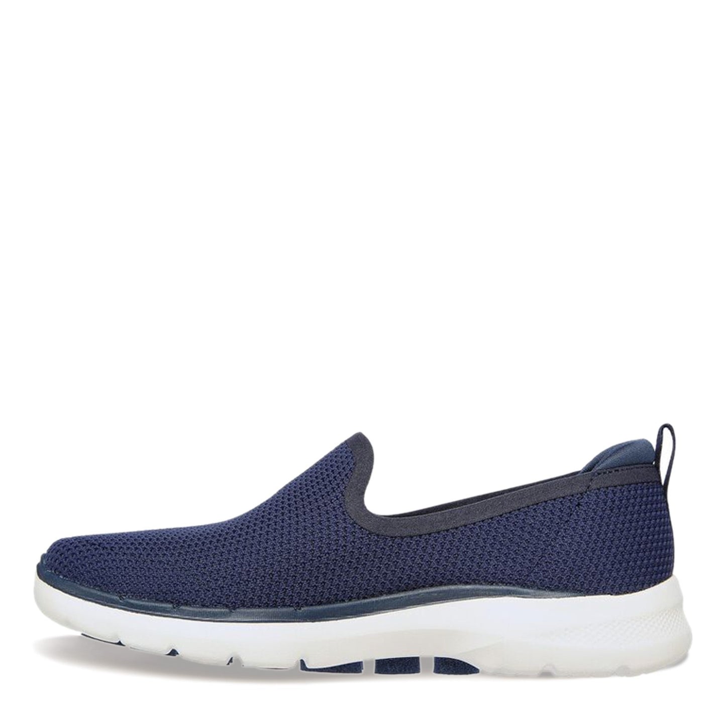 Peltz Shoes Women's Skechers GOwalk 6 - Clear Virtue Slip-On NAVY 124505-NVY