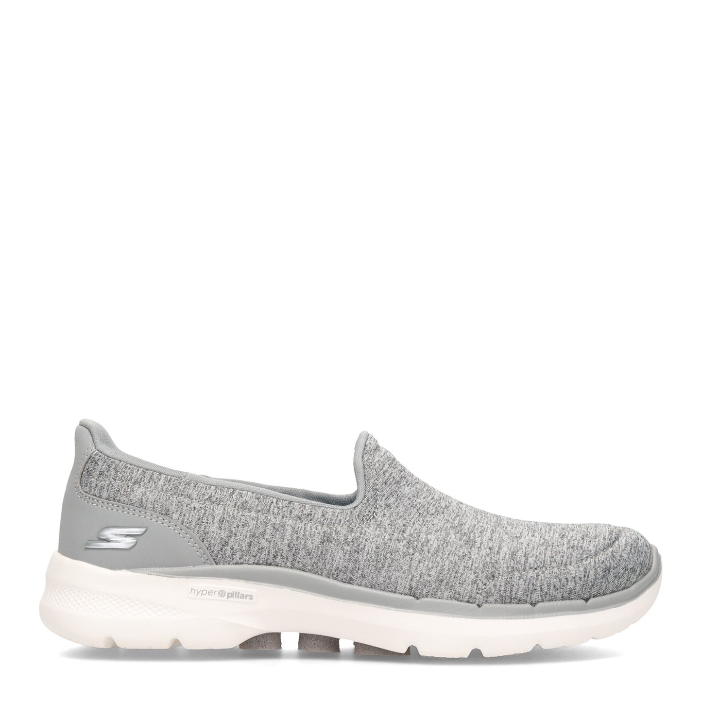 Peltz Shoes Women's Skechers GOwalk 6 - Grand Horizon Slip-On - Wide Width GRAY 124507W-GRY