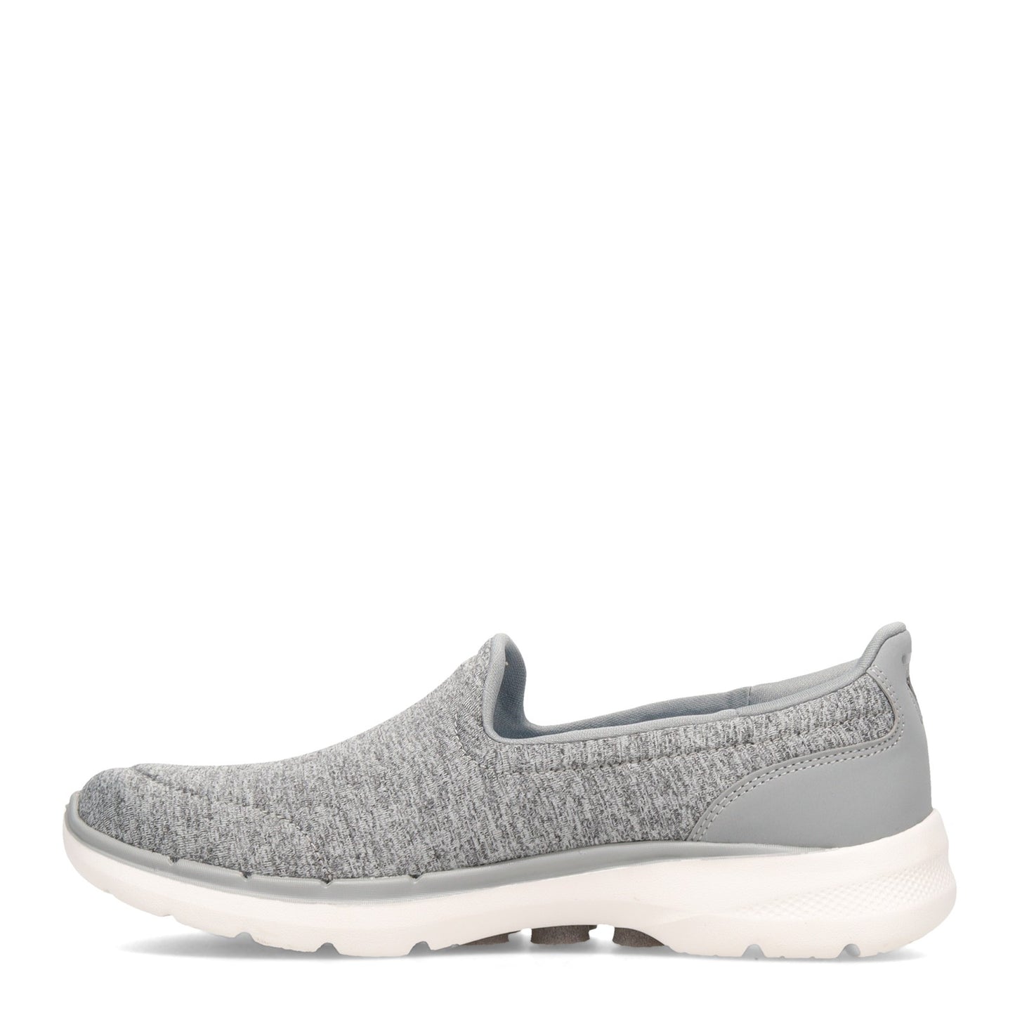 Peltz Shoes Women's Skechers GOwalk 6 - Grand Horizon Slip-On - Wide Width GRAY 124507W-GRY