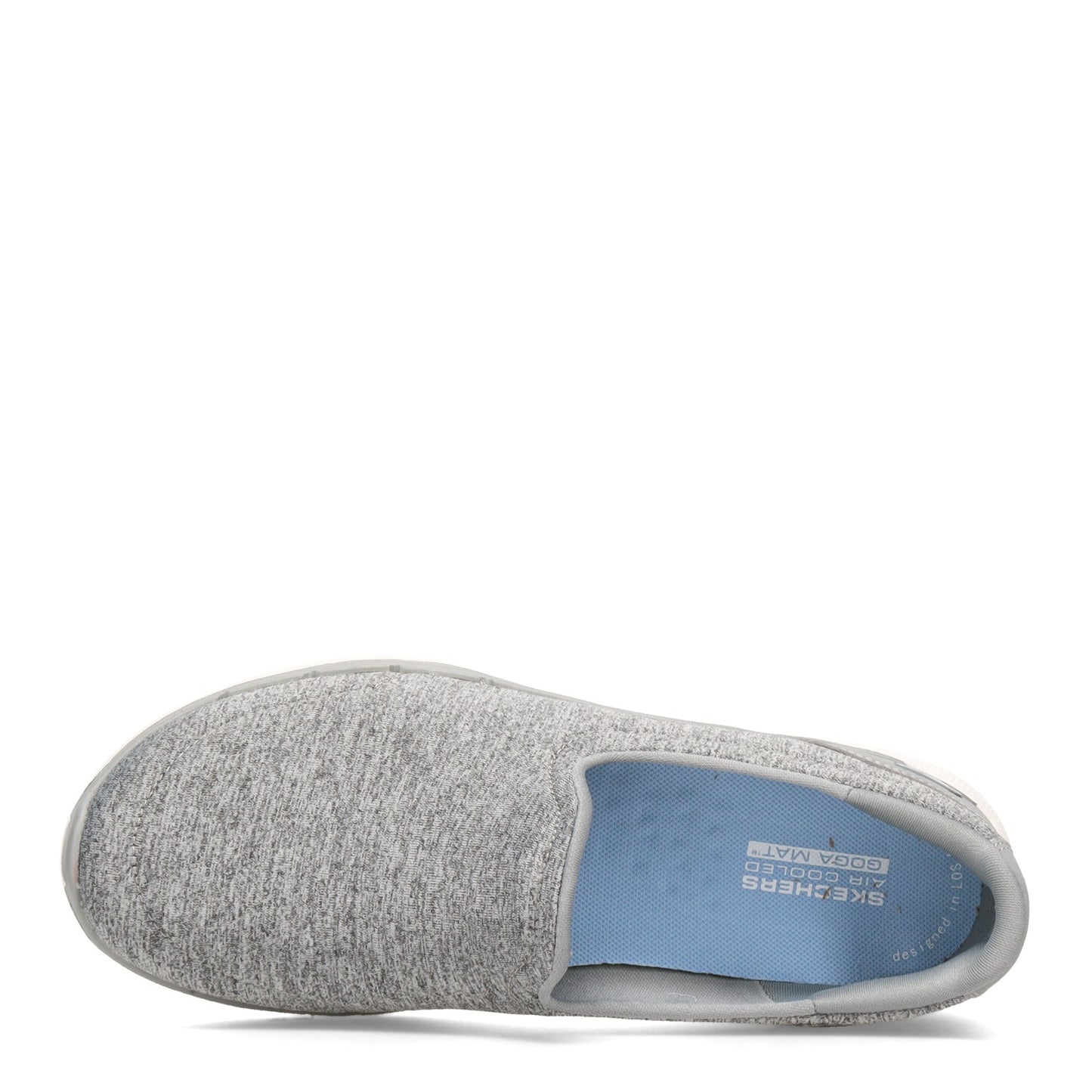 Peltz Shoes Women's Skechers GOwalk 6 - Grand Horizon Slip-On - Wide Width GRAY 124507W-GRY