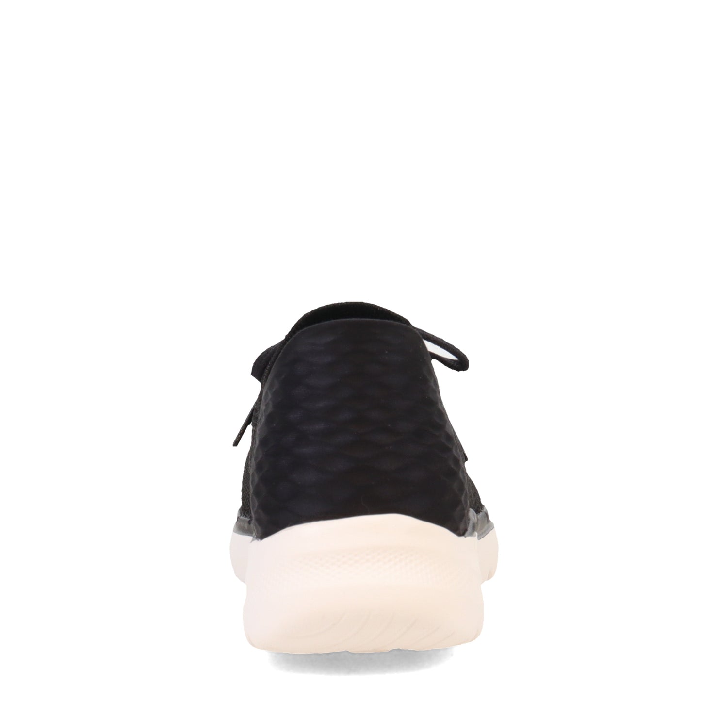 Peltz Shoes Women's Skechers Slip-ins: GO WALK 6 - Lovely Day Sneaker BLACK / WHITE 124568-BKW
