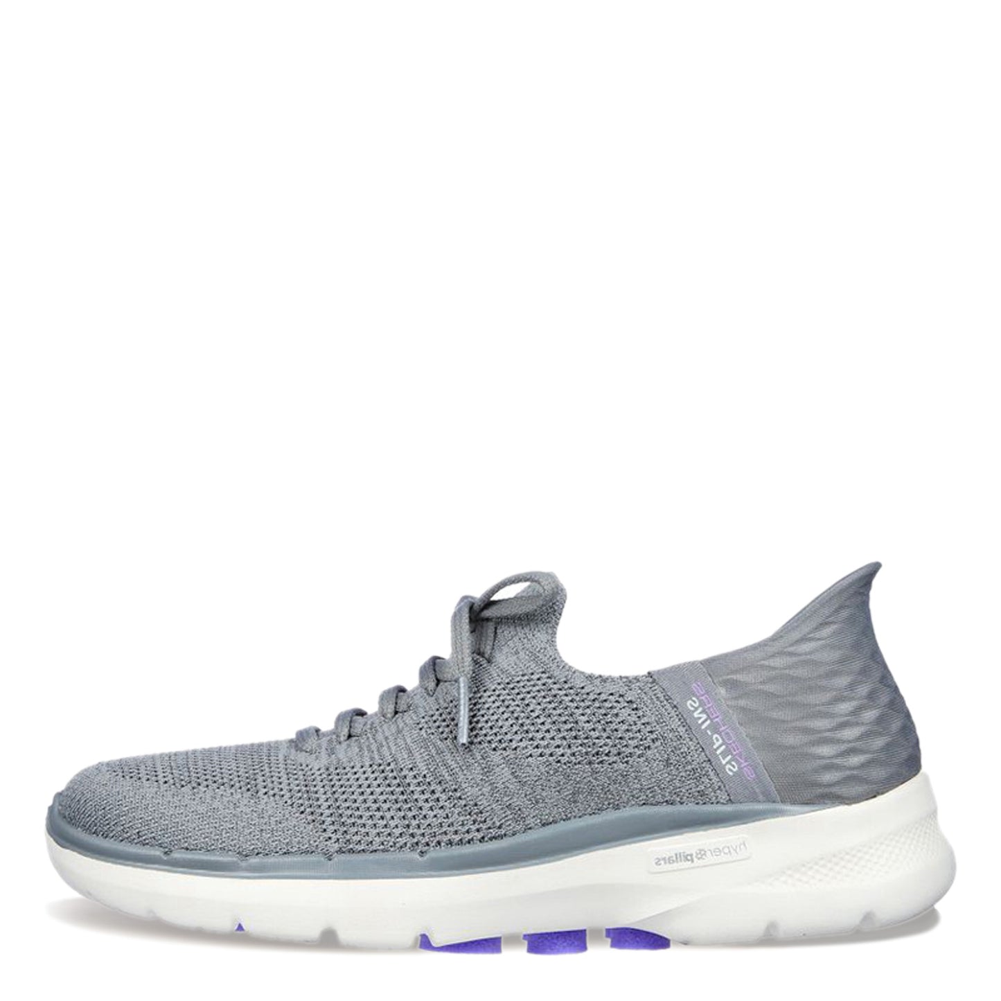 Peltz Shoes Women's Skechers Slip-ins: GO WALK 6 - Lovely Day Sneaker GREY 124568-GYLV