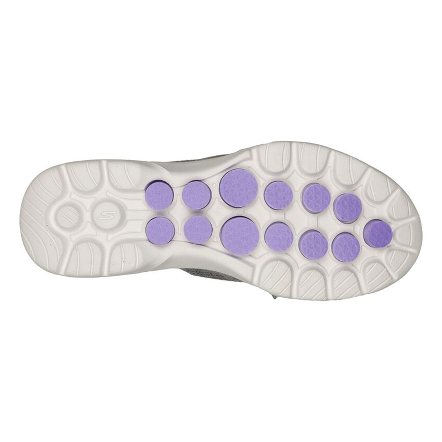 Peltz Shoes Women's Skechers Slip-ins: GO WALK 6 - Lovely Day Sneaker GREY 124568-GYLV