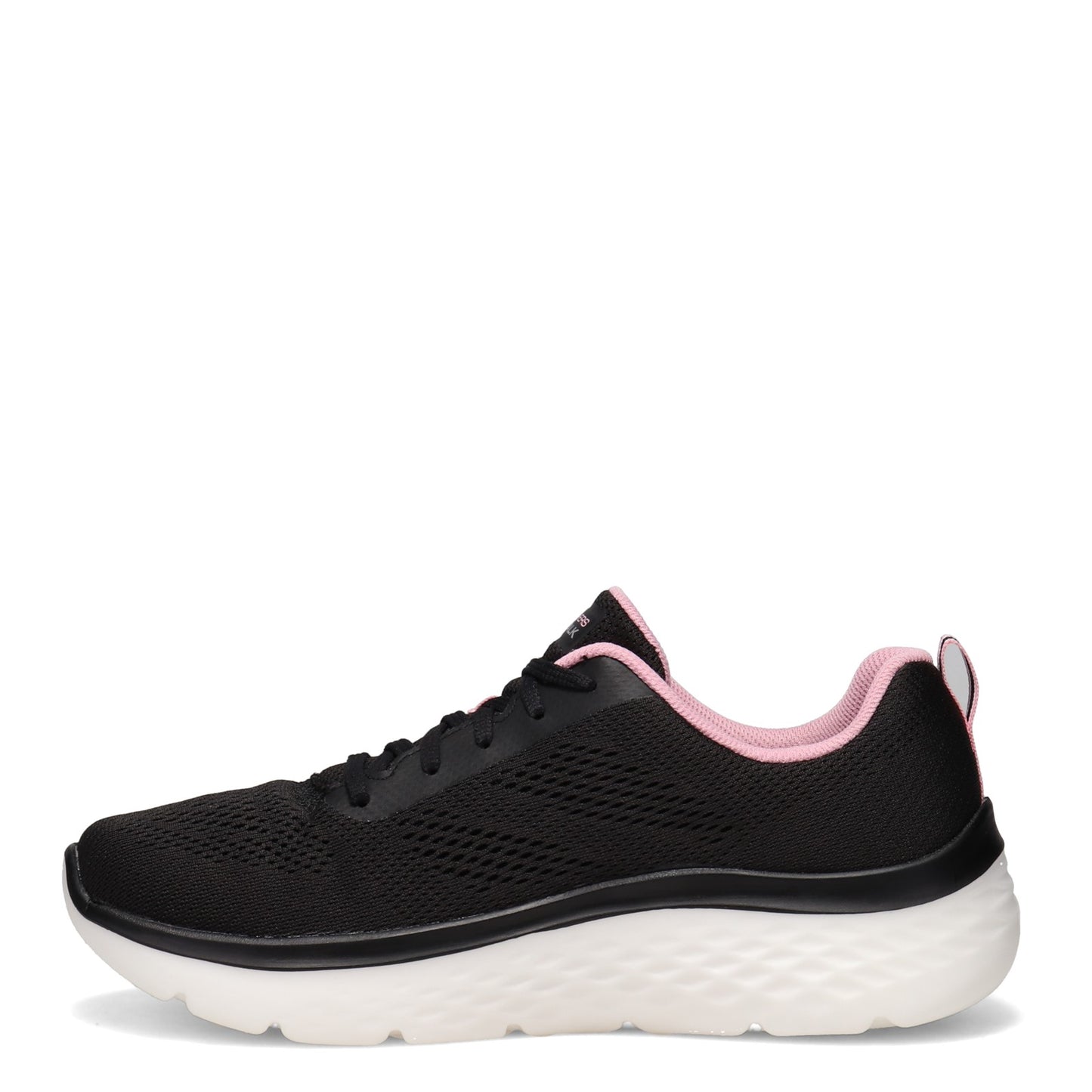 Peltz Shoes Women's Skechers GOwalk Hyper Burst Walking Shoe BLACK PINK 124578-BKPK