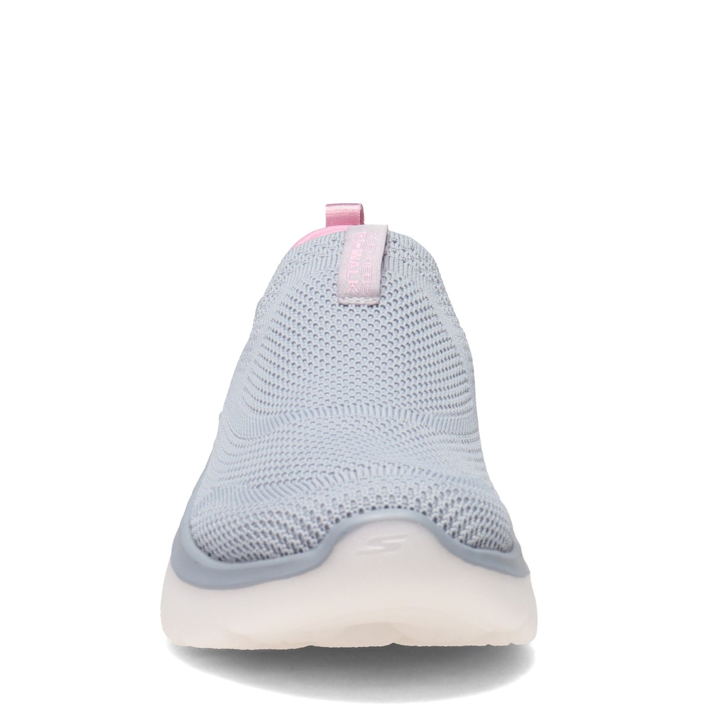 Peltz Shoes Women's Skechers GOwalk Hyper Burst - Solar Winds Slip-On GRAY PINK 124586-GYPK