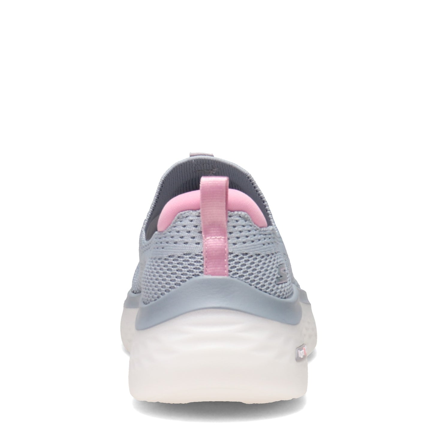 Peltz Shoes Women's Skechers GOwalk Hyper Burst - Solar Winds Slip-On GRAY PINK 124586-GYPK