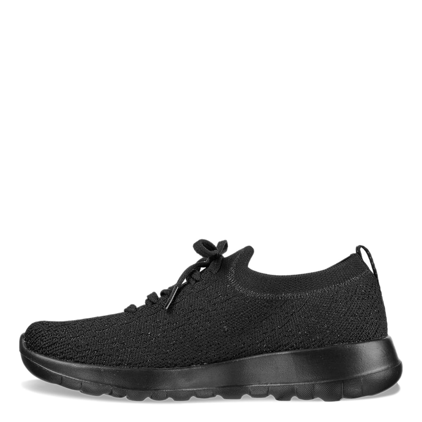 Peltz Shoes Women's Skechers GO WALK Joy - Sparkling Moves Sneaker BLACK SPARKLE 124700-BBK