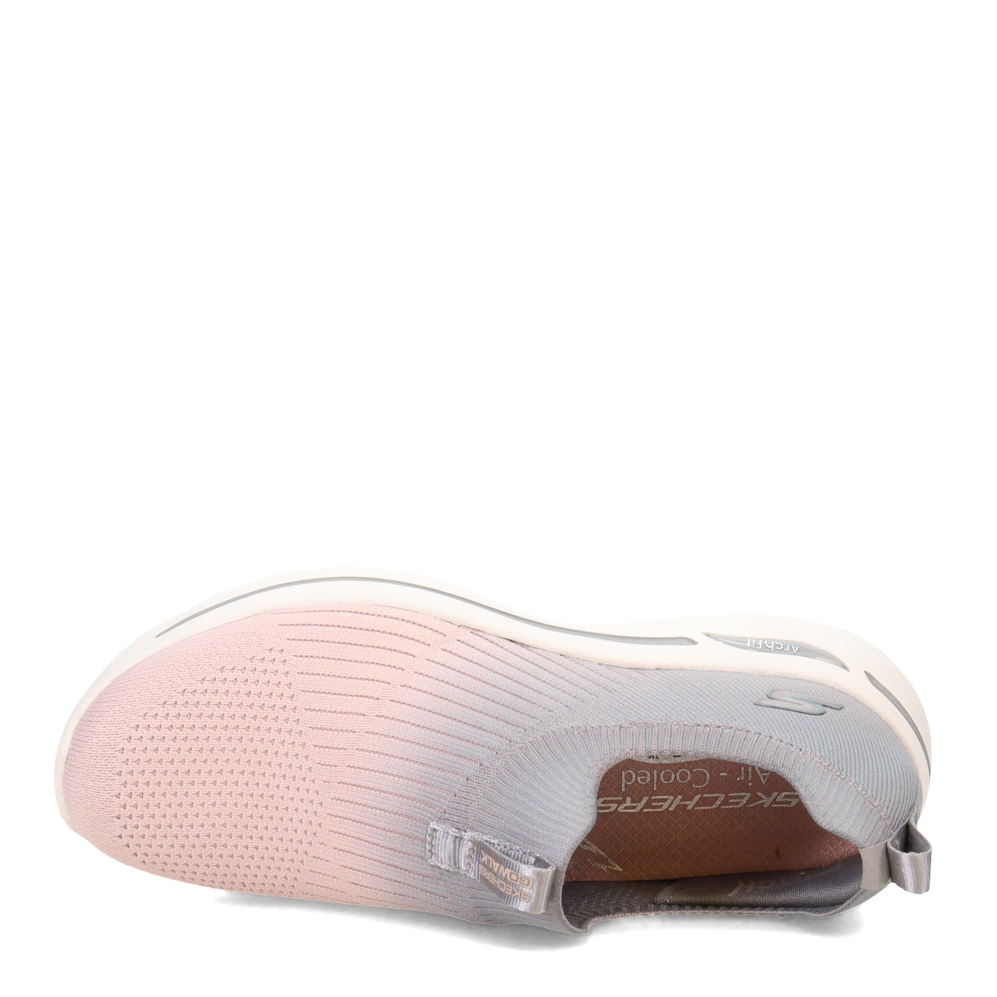 Peltz Shoes Women's Skechers GO WALK Arch Fit - Ocean Vibes Slip-On GREY 124885-GYPK
