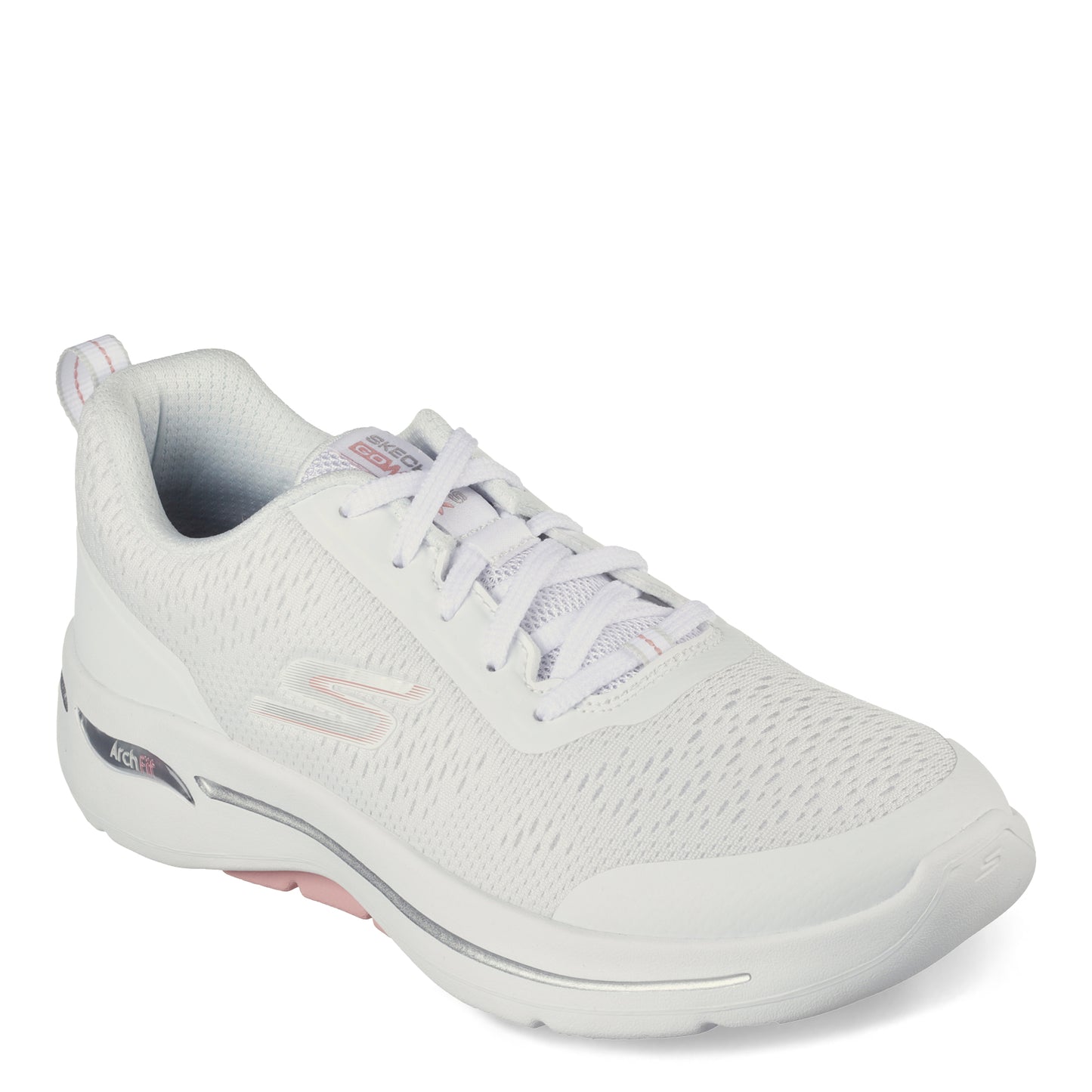 Peltz Shoes Women's Skechers GO WALK Arch Fit - Uptown Summer Sneaker WHITE MULTI 124887-WLPK