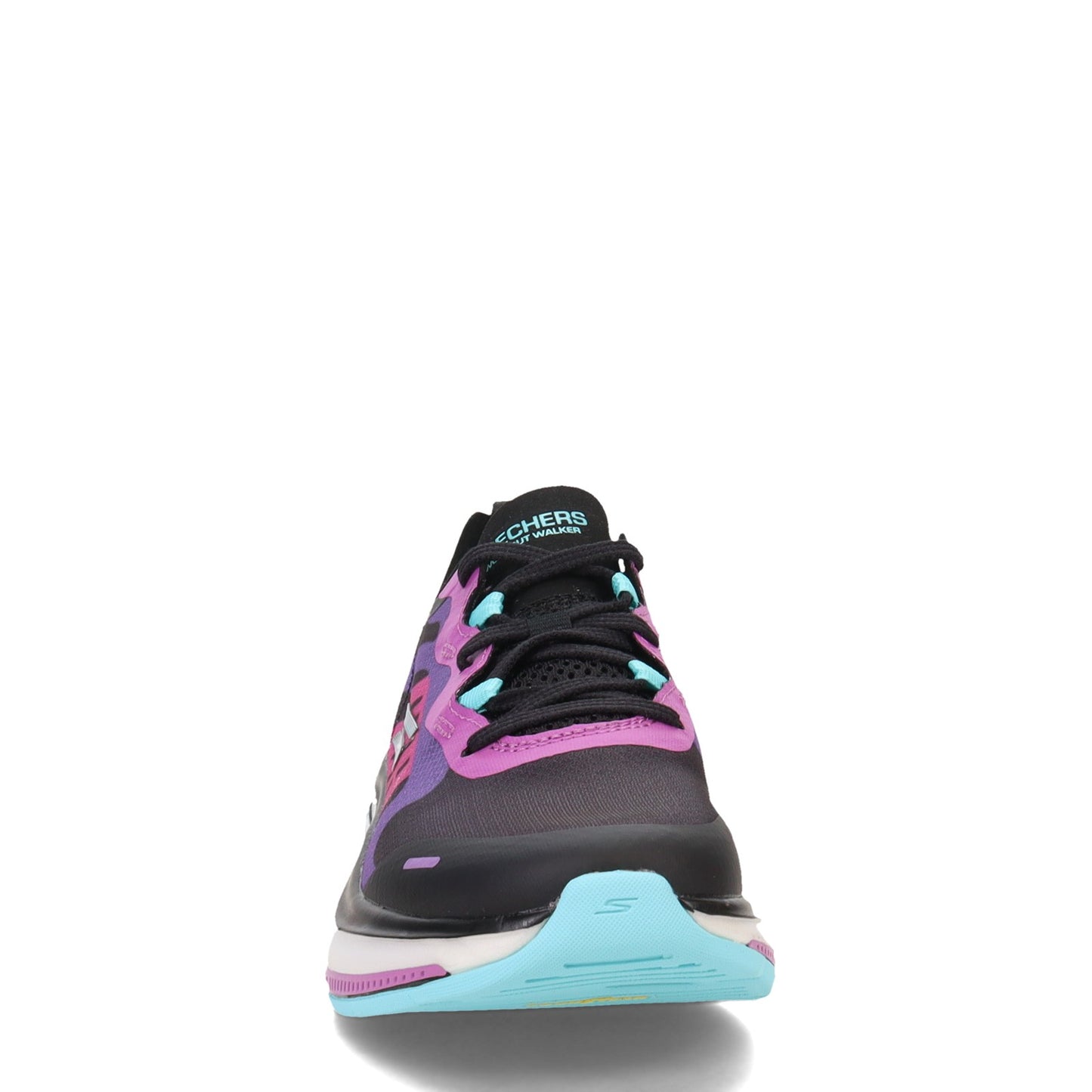 Peltz Shoes Women's Skechers GO WALK Workout - Galaxy Motion Walking Shoe BLACK MULTI 124939-BKMT