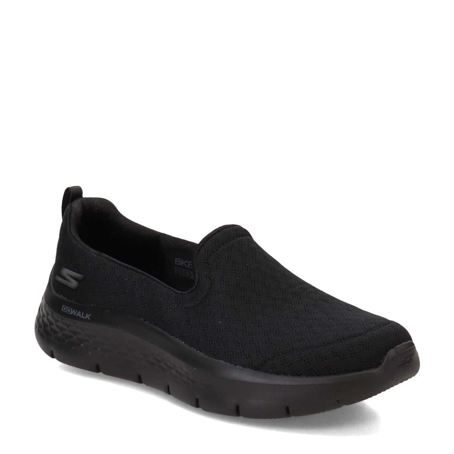 Peltz Shoes Women's Skechers GO WALK FLEX - Ocean Wind Sneaker BLACK 124955-BBK