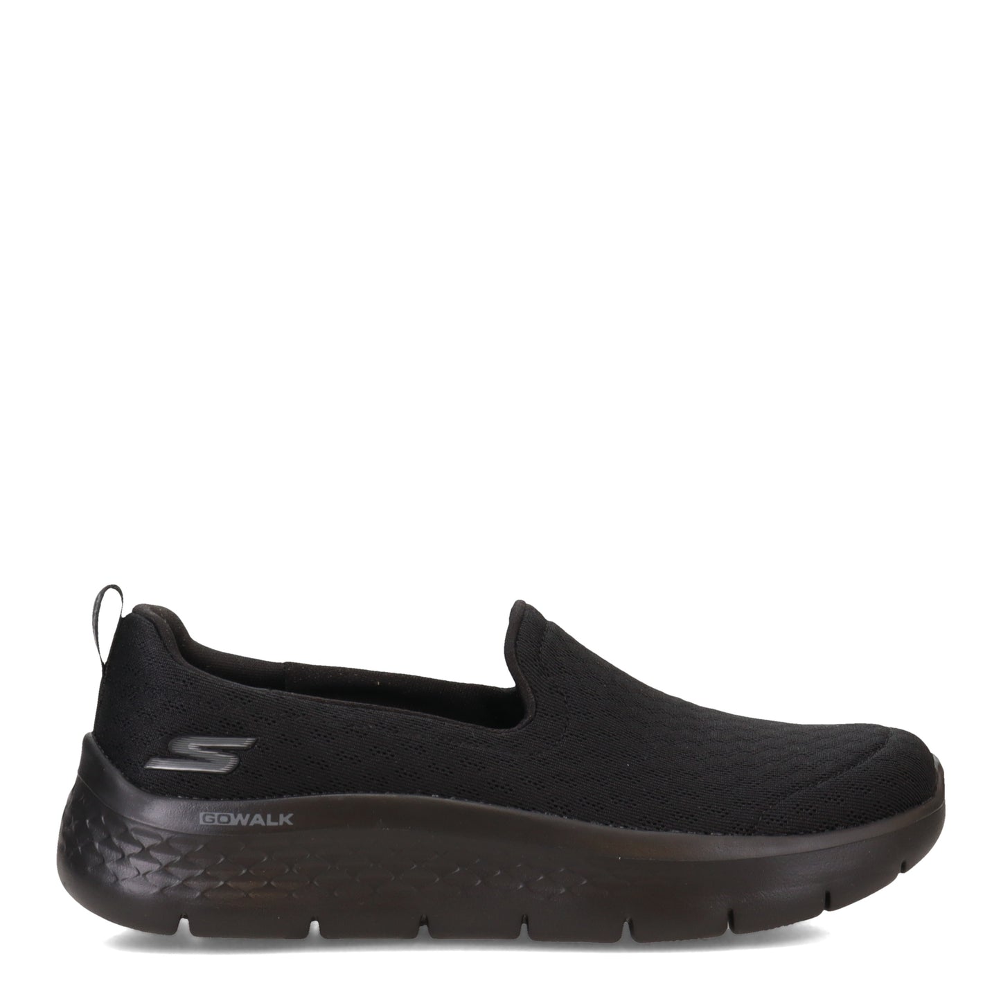 Peltz Shoes Women's Skechers GO WALK FLEX - Ocean Wind Sneaker BLACK 124955-BBK