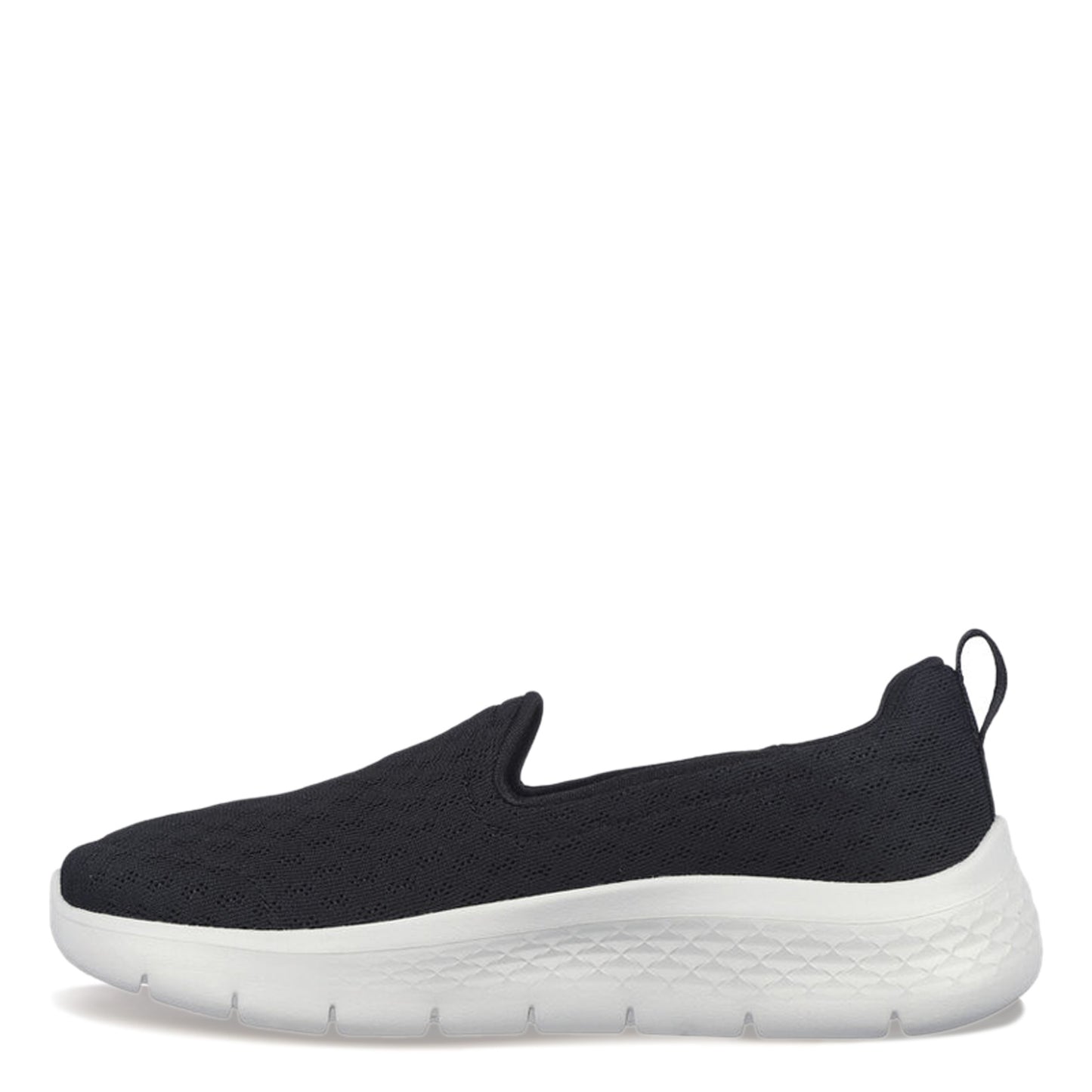 Peltz Shoes Women's Skechers GO WALK FLEX - Ocean Wind Sneaker - Wide Width BLACK 124955W-BLK