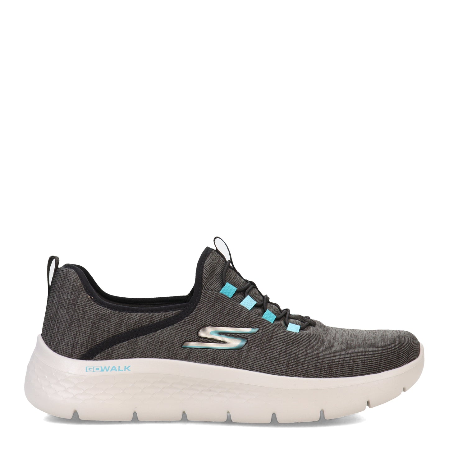 Peltz Shoes Women's Skechers GO WALK FLEX - Lucy Sneaker BLACK 124956-BLK