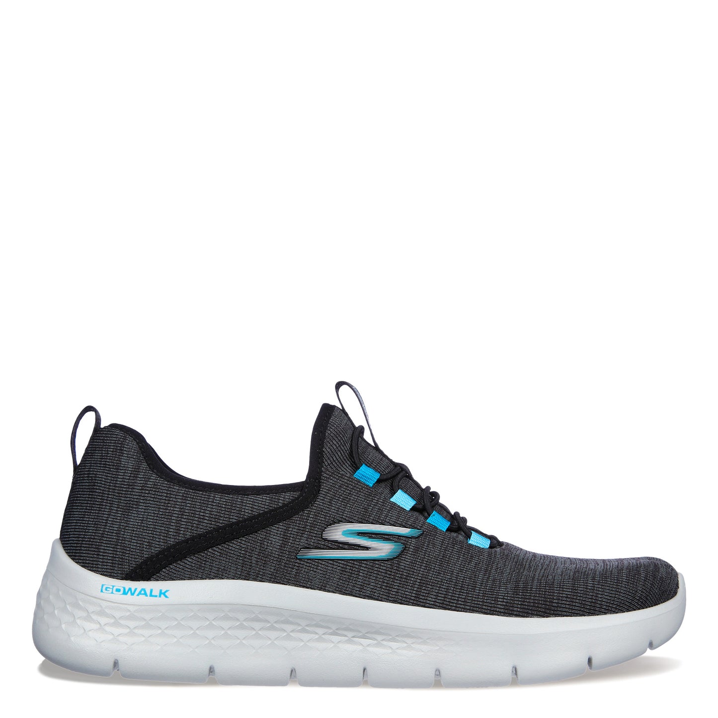 Peltz Shoes Women's Skechers GO WALK FLEX - Lucy Sneaker - Wide Width BLACK 124956W-BLK