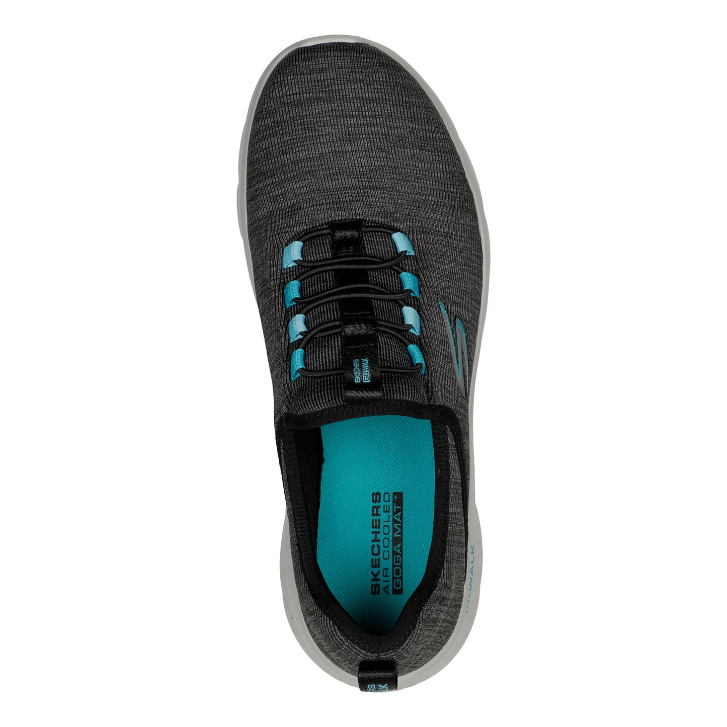 Peltz Shoes Women's Skechers GO WALK FLEX - Lucy Sneaker - Wide Width BLACK 124956W-BLK