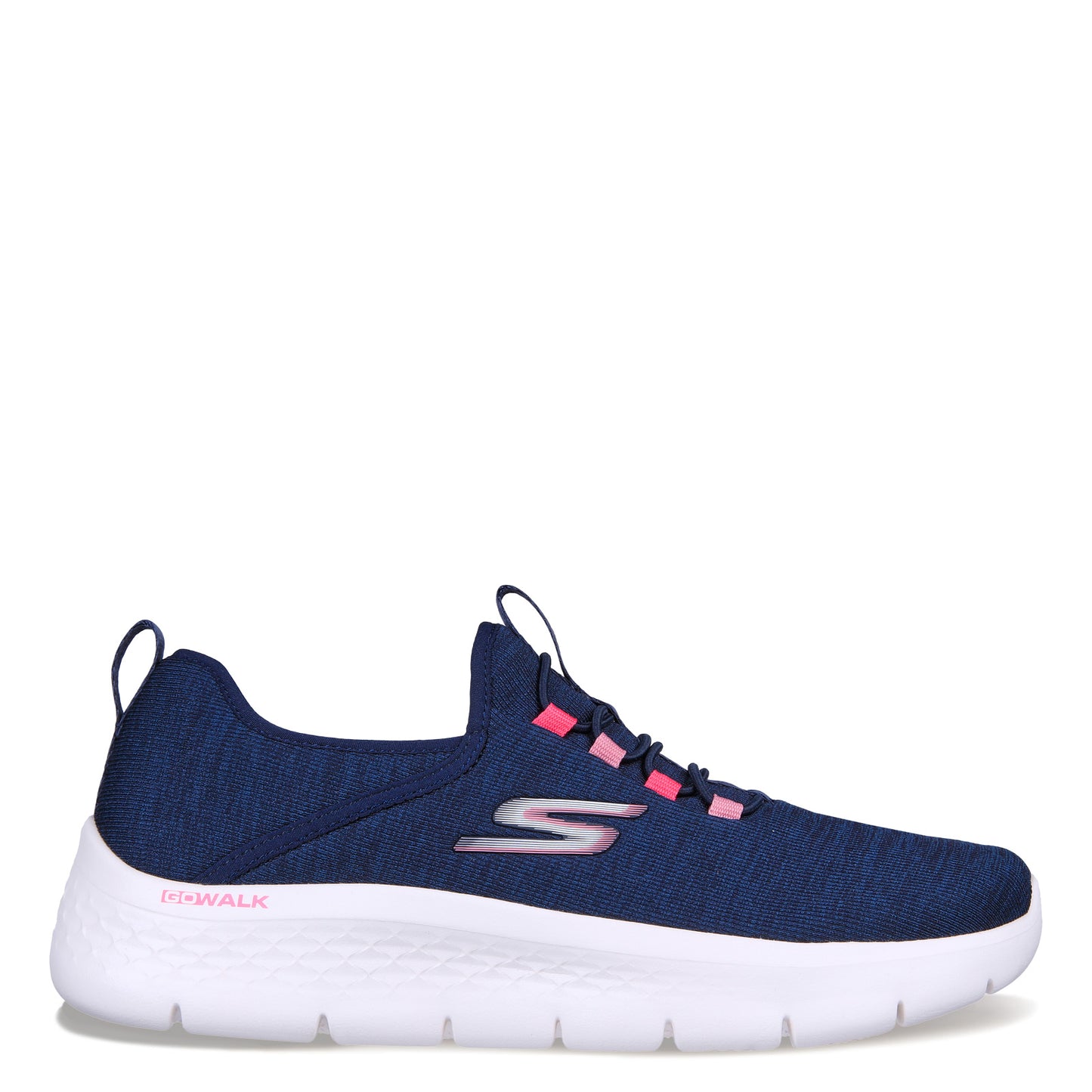 Peltz Shoes Women's Skechers GO WALK FLEX - Lucy Sneaker - Wide Width NAVY 124956W-NVY