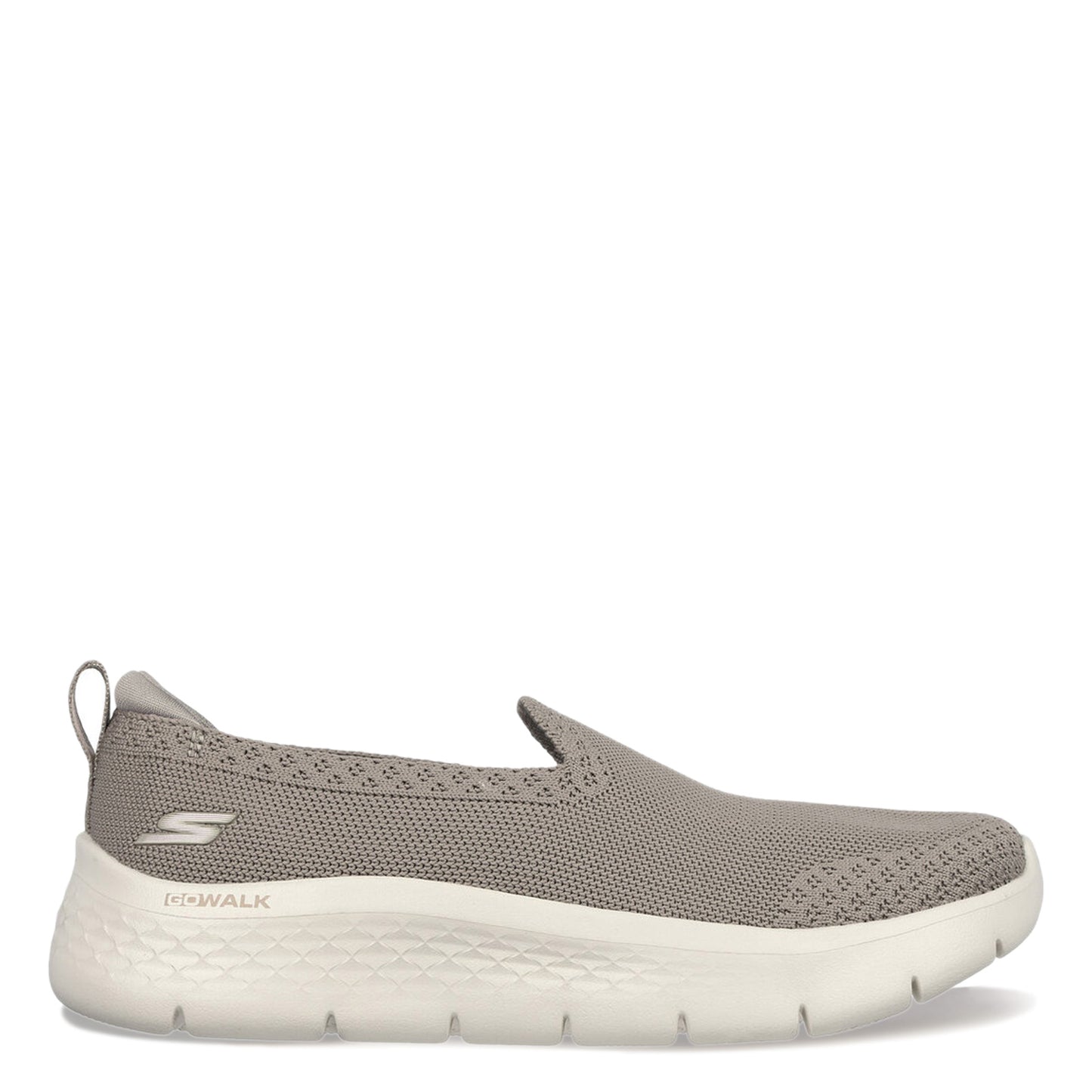 Peltz Shoes Women's Skechers GO WALK FLEX Slip-On Sneaker TAUPE 124957-TPE