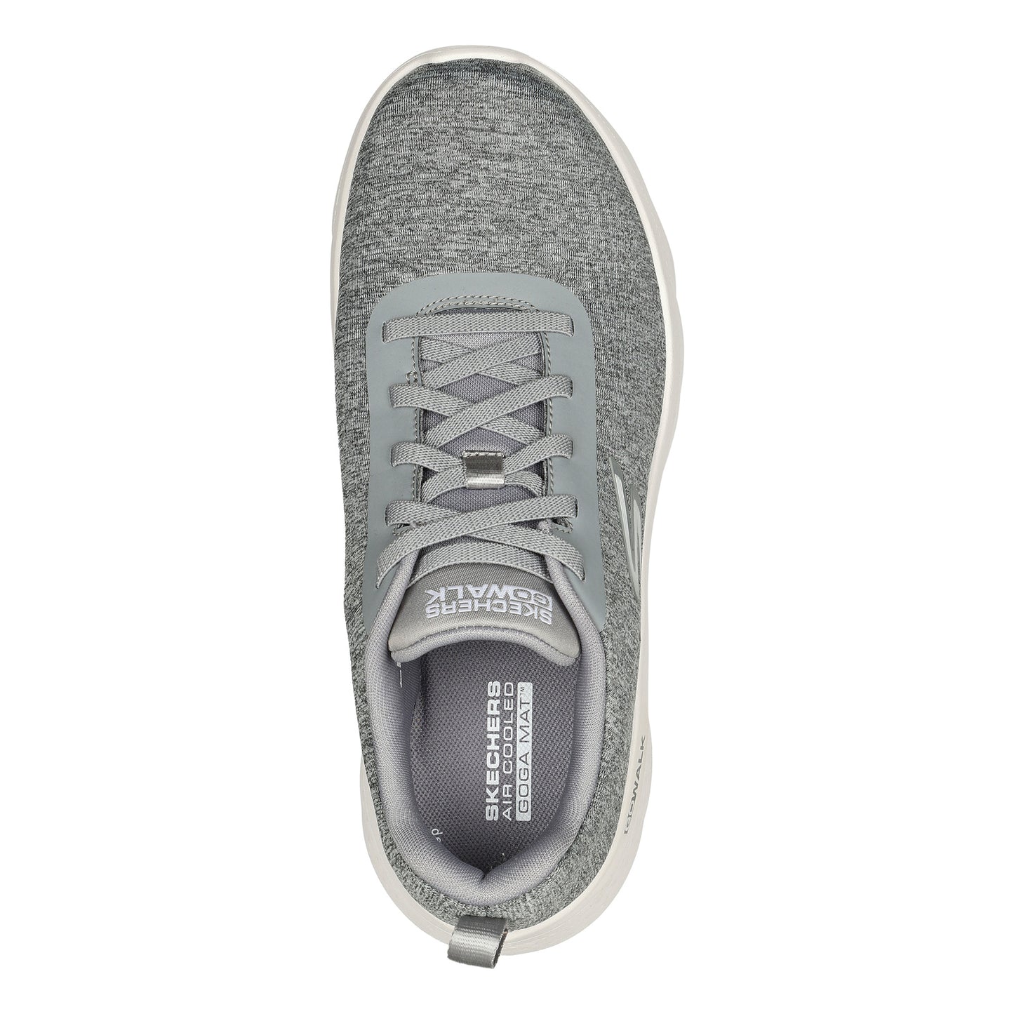 Peltz Shoes Women's Skechers GO WALK FLEX - Dazzling Smile Sneaker - Wide Width GREY 124959W-GRY