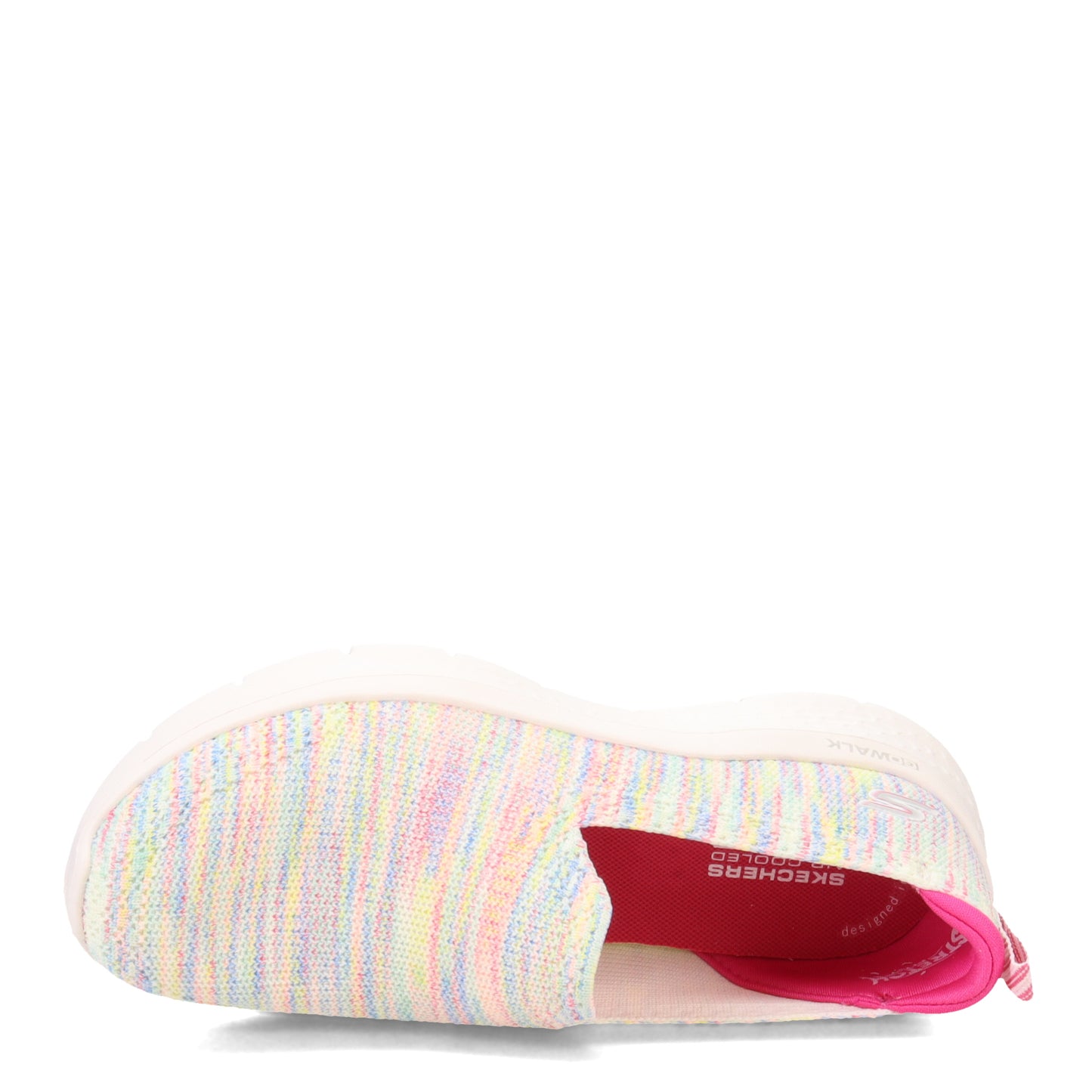 Peltz Shoes Women's Skechers GO WALK Flex - Vivid Energy Sneaker WHITE 124962-WMLT