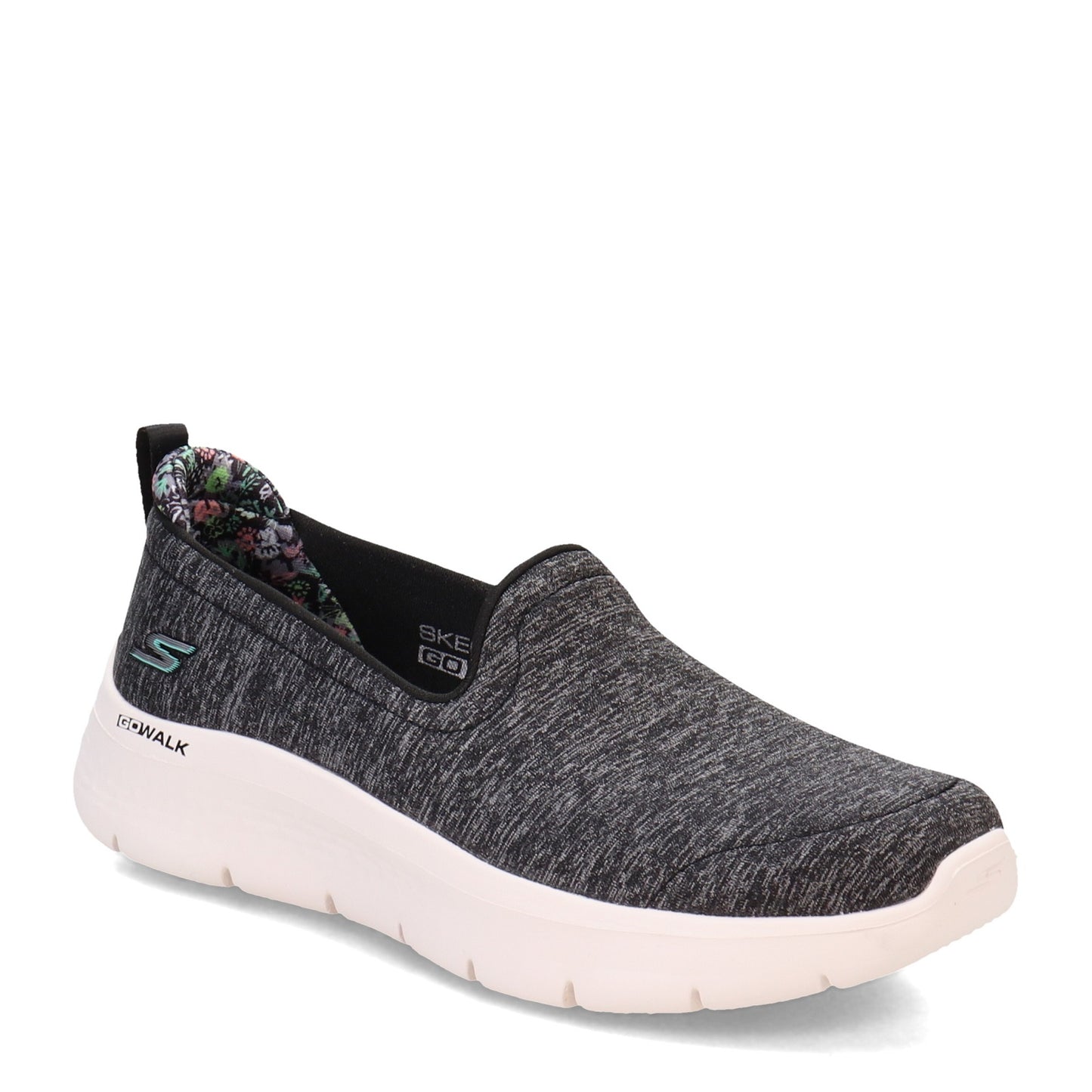 Peltz Shoes Women's Skechers GO WALK Flex Sneaker BLACK 124970-BKW