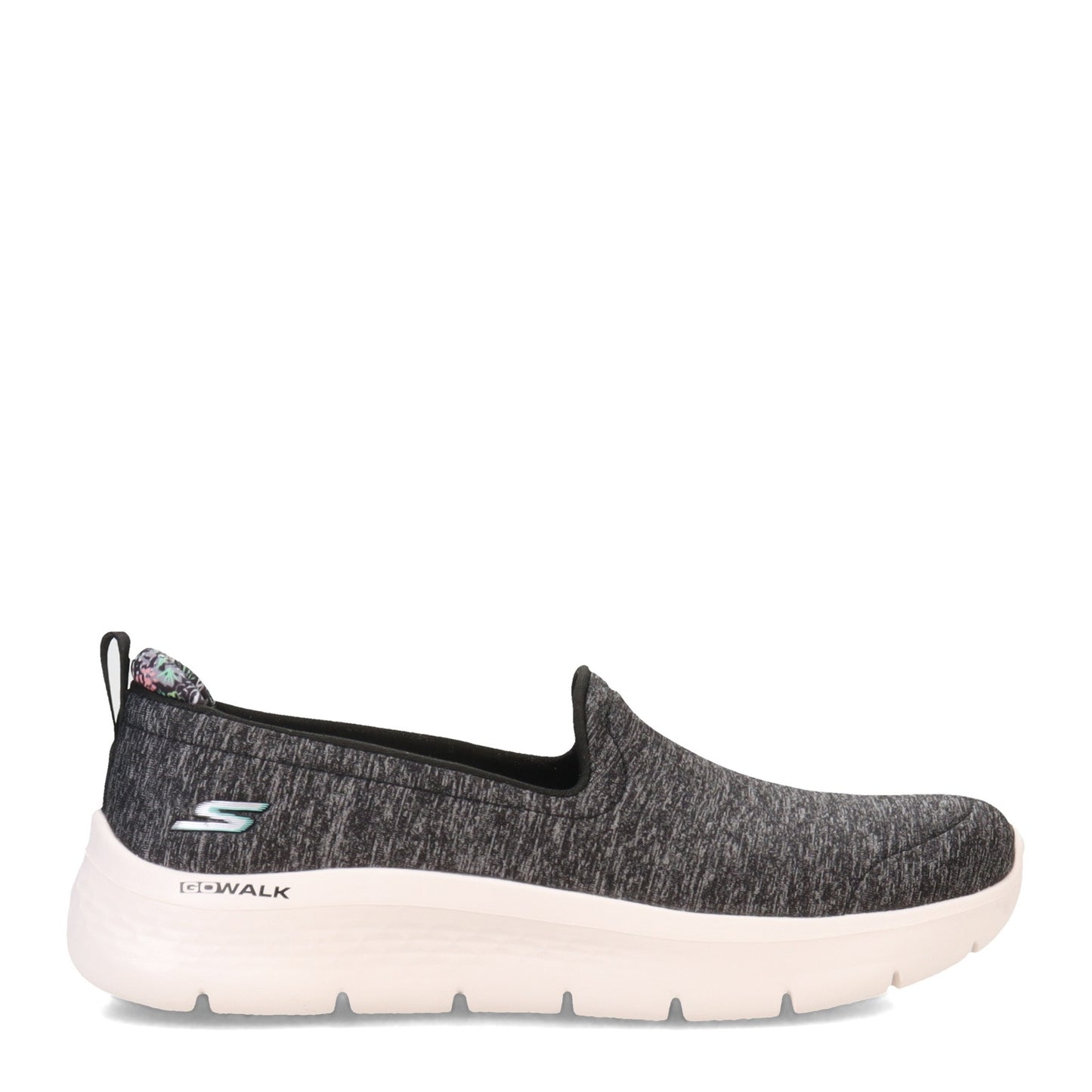 Peltz Shoes Women's Skechers GO WALK Flex Sneaker BLACK 124970-BKW
