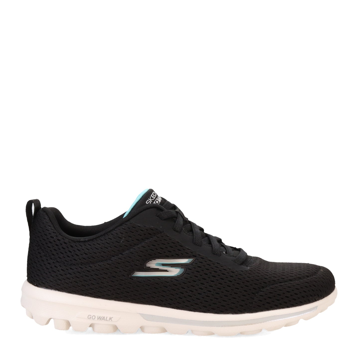Peltz Shoes Women's Skechers GO WALK Travel - Fun Journey Sneaker BLACK 124985-BKAQ