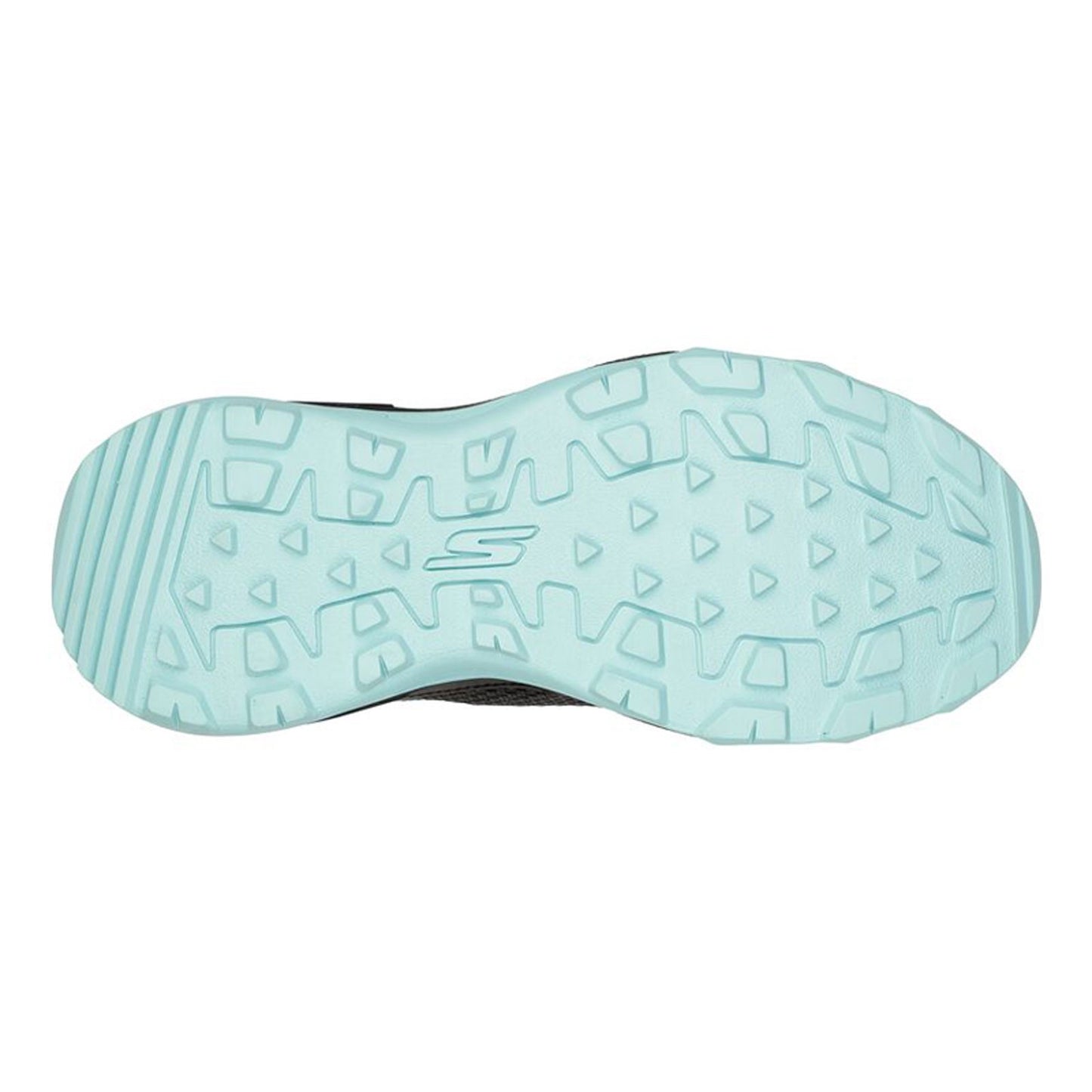 Peltz Shoes Women's Skechers GOrun Trail Altitude Running Shoe BLACK AQUA 128200-BKAQ
