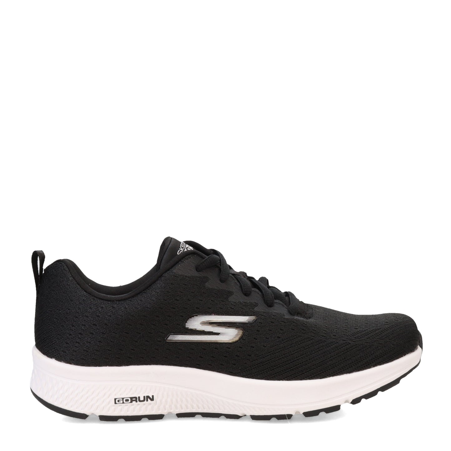 Peltz Shoes Women's Skechers GO RUN Consistent - Energize Running Shoe BLACK WHITE 128286-BKW