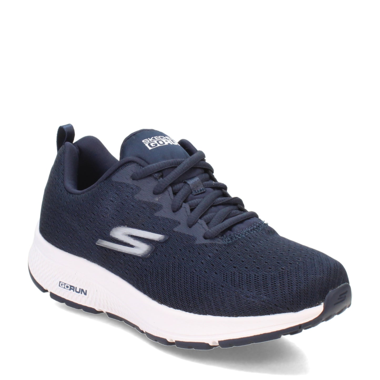 Peltz Shoes Women's Skechers GO RUN Consistent - Energize Running Shoe NAVY WHITE SOLE 128286-NVW