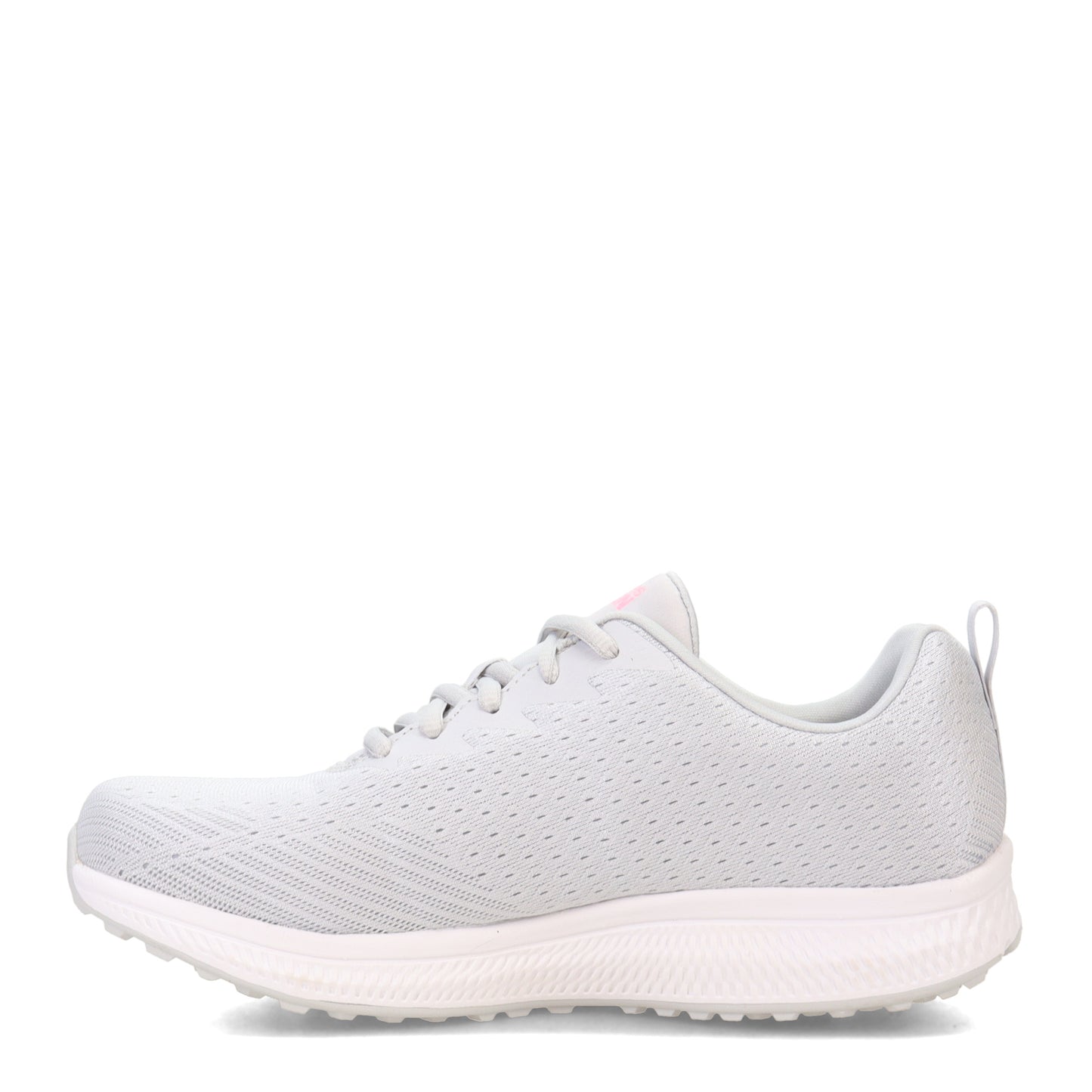 Peltz Shoes Women's Skechers GO RUN Consistent - Energize Running Shoe - Wide Width GREY PINK 128286W-GYPK