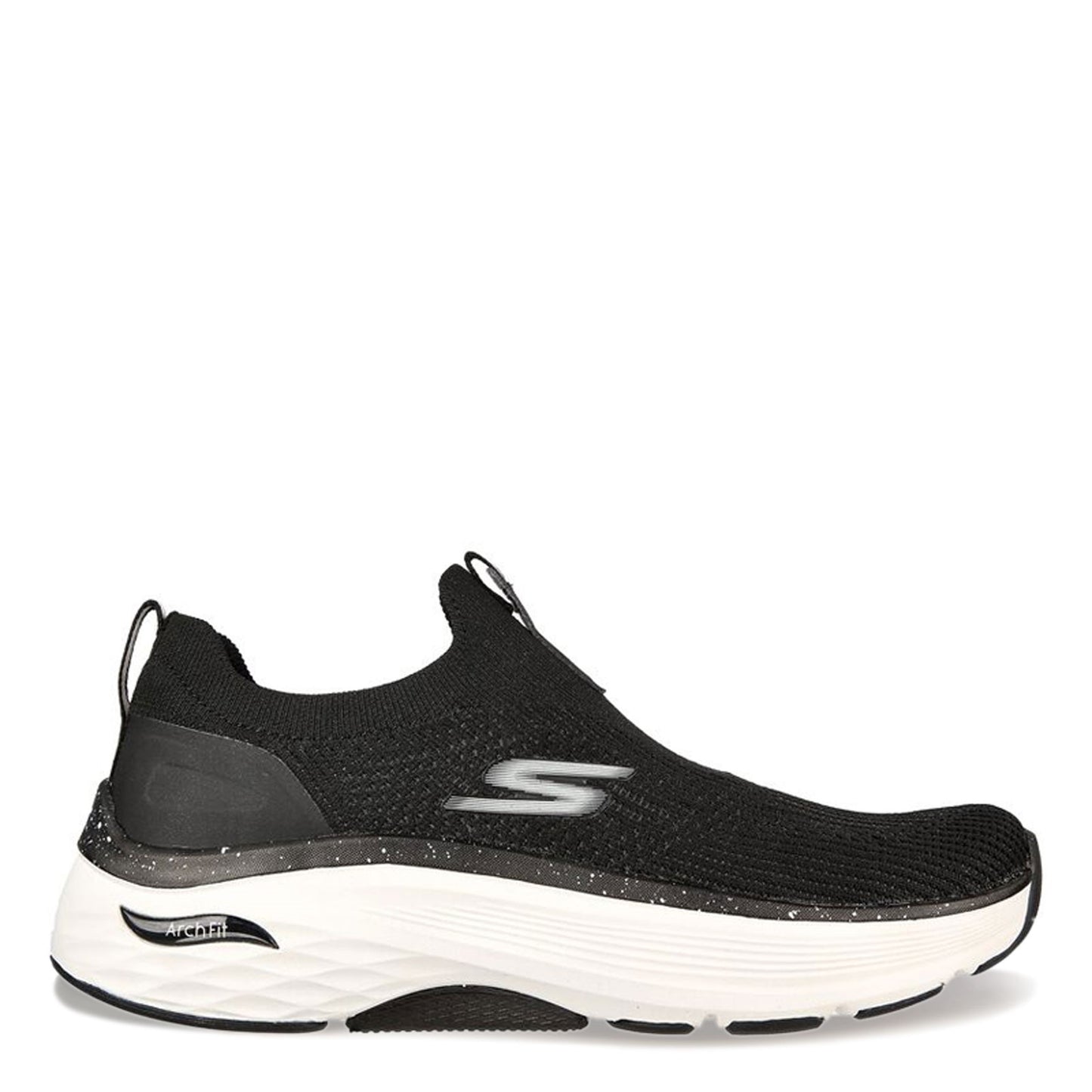 Peltz Shoes Women's Skechers Max Cushioning Arch Fit - Myrona Sneaker BLACK 128307-BKW