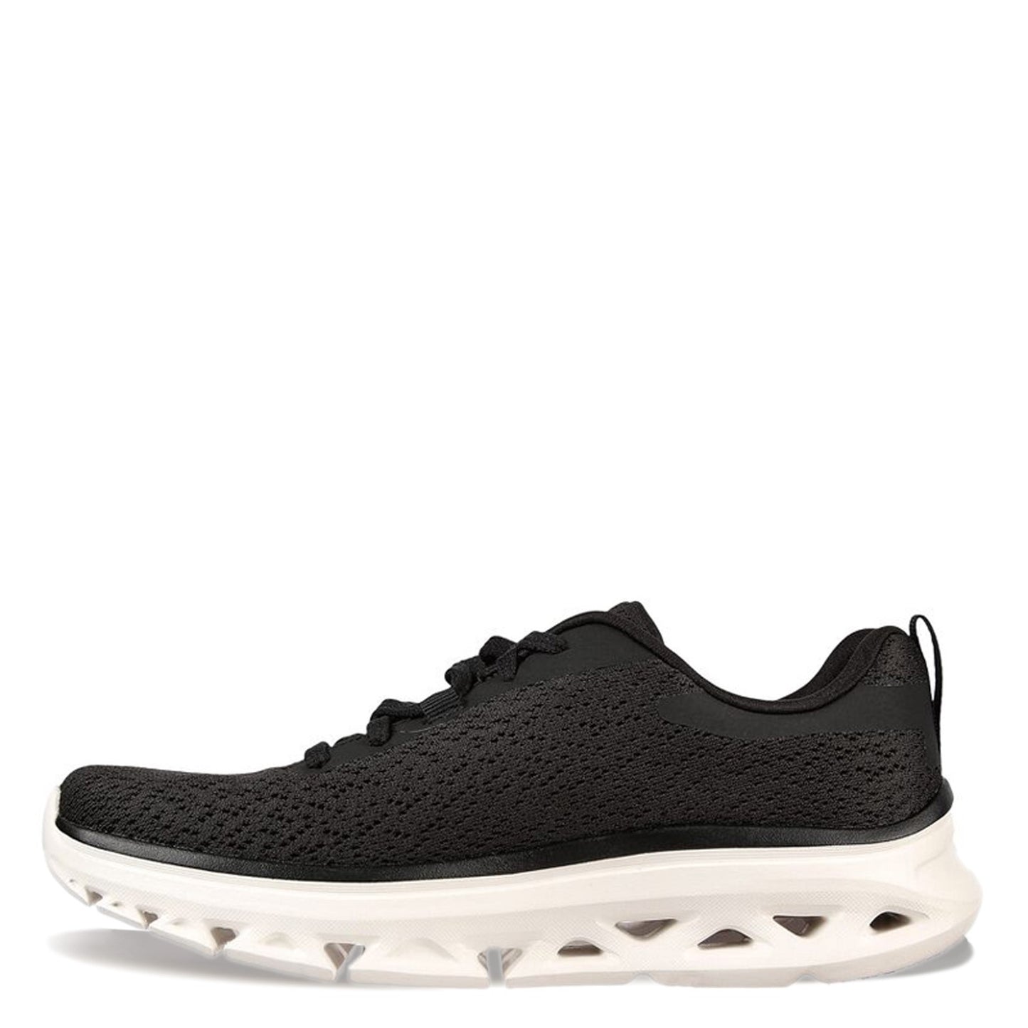 Peltz Shoes Women's Skechers GO RUN Glide-Step Flex Running Shoe Black 128890-BKW