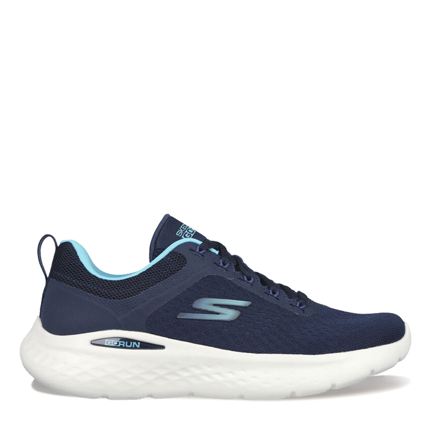Peltz Shoes Women's Skechers GO RUN Lite Running Shoe Navy Blue 129423-NVAQ