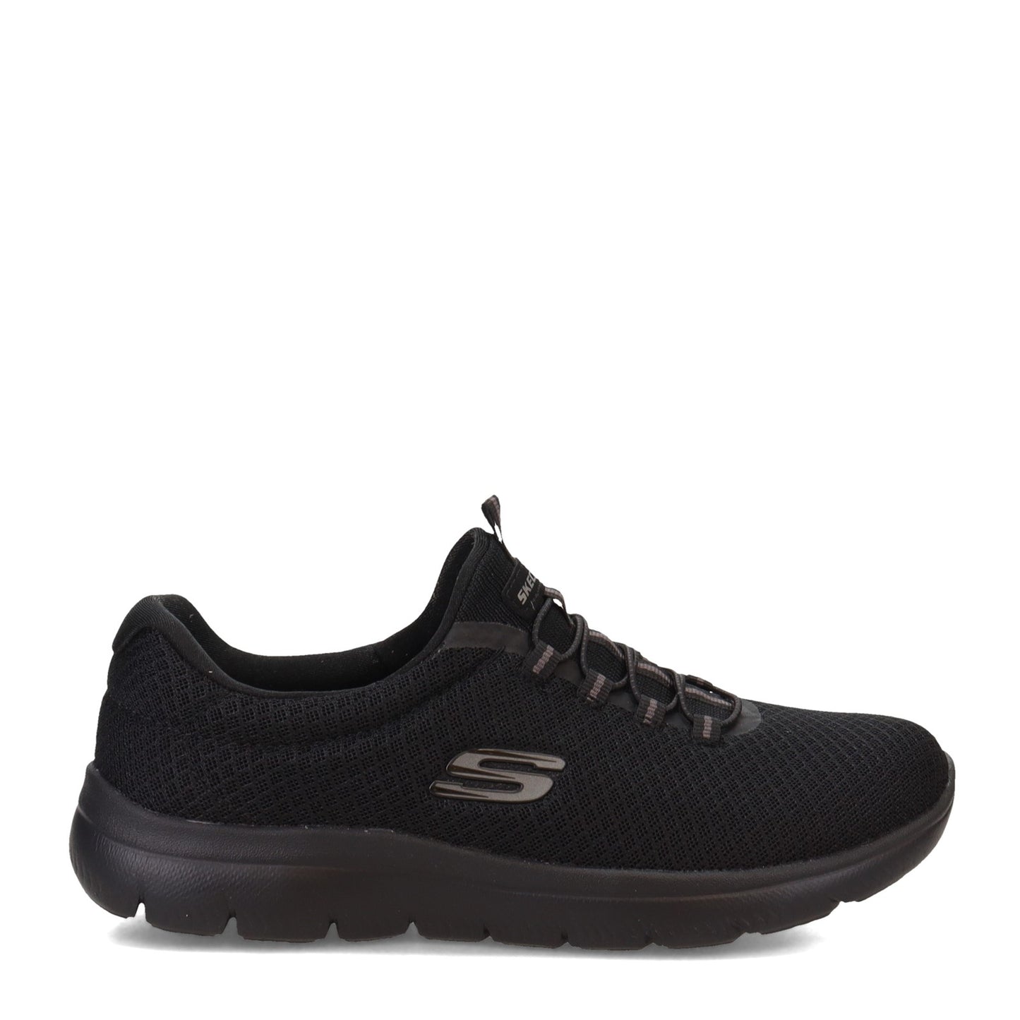 Peltz Shoes Women's Skechers Summits Sneaker - Wide Width BLACK 12980W-BBK