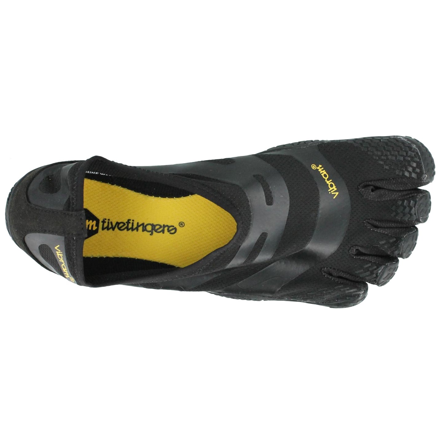Peltz Shoes Men's Vibram Five Fingers EL-X Shoe BLACK 13M0101