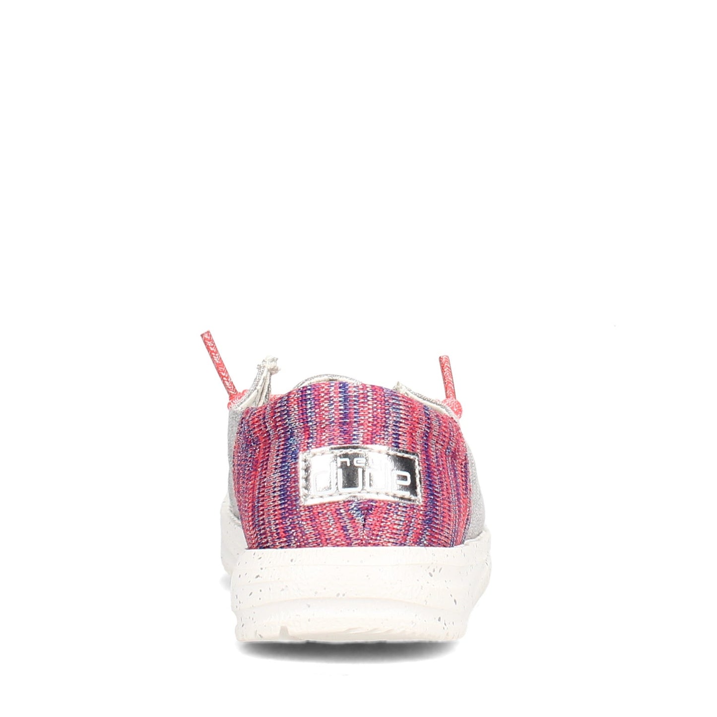 Peltz Shoes Girl's Hey Dude Wendy Youth Funk Slip-On - Little Kid GREY PINK 130123026