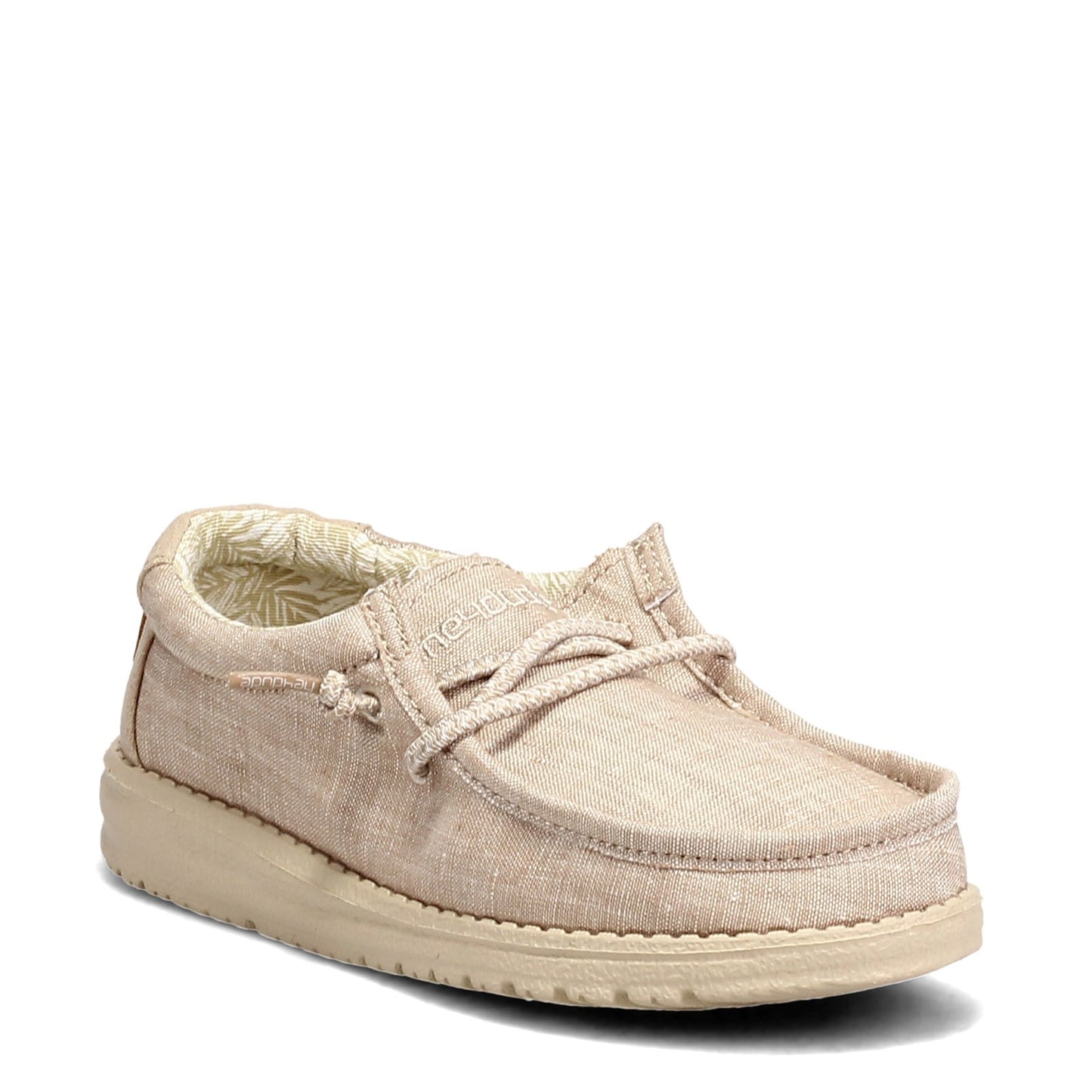Peltz Shoes Boy's Hey Dude Wally Slip-On - Little Kid & Big Kid BEIGE 130130500
