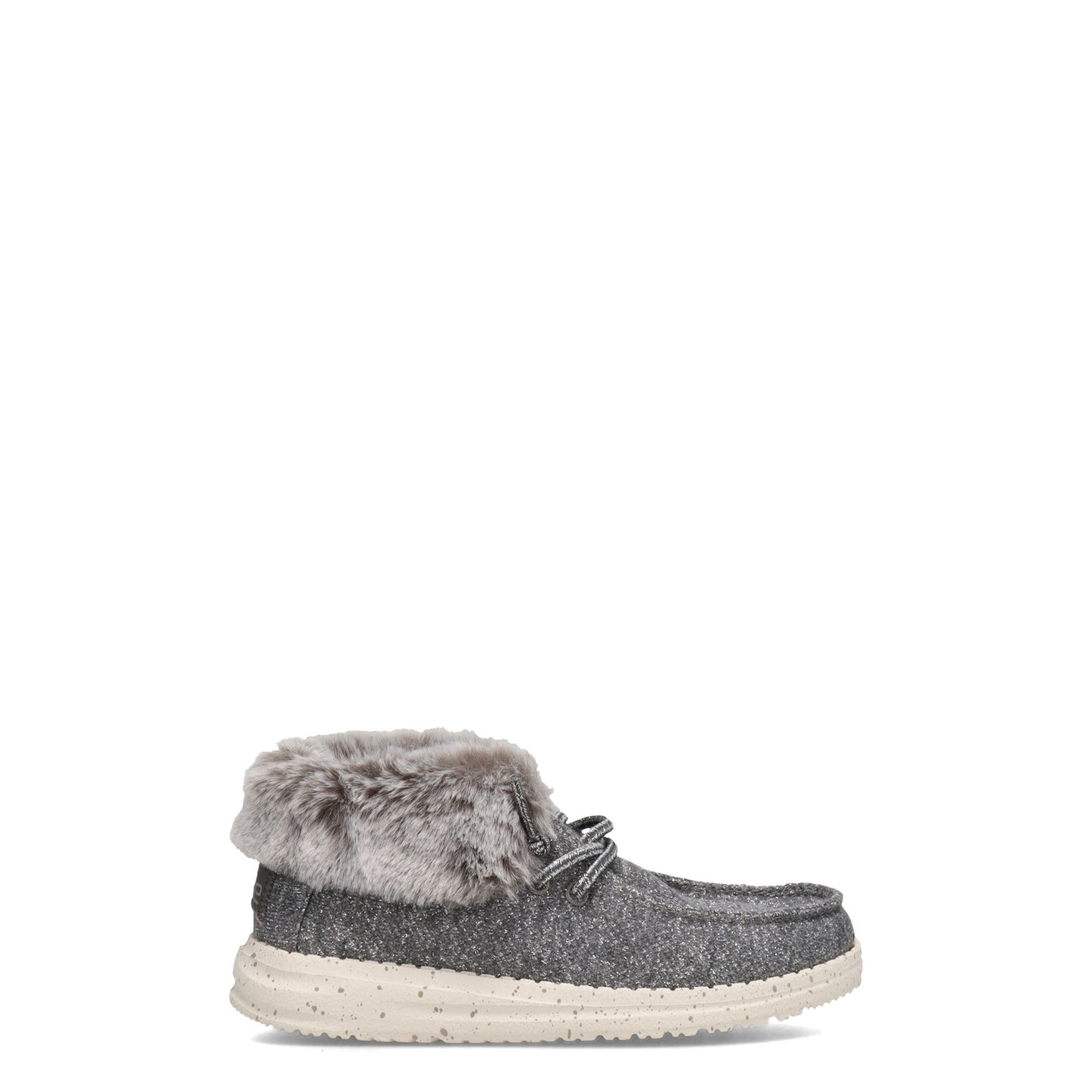 Peltz Shoes Girl's Hey Dude Wendy Bootie - Little Kid GREY 130193000