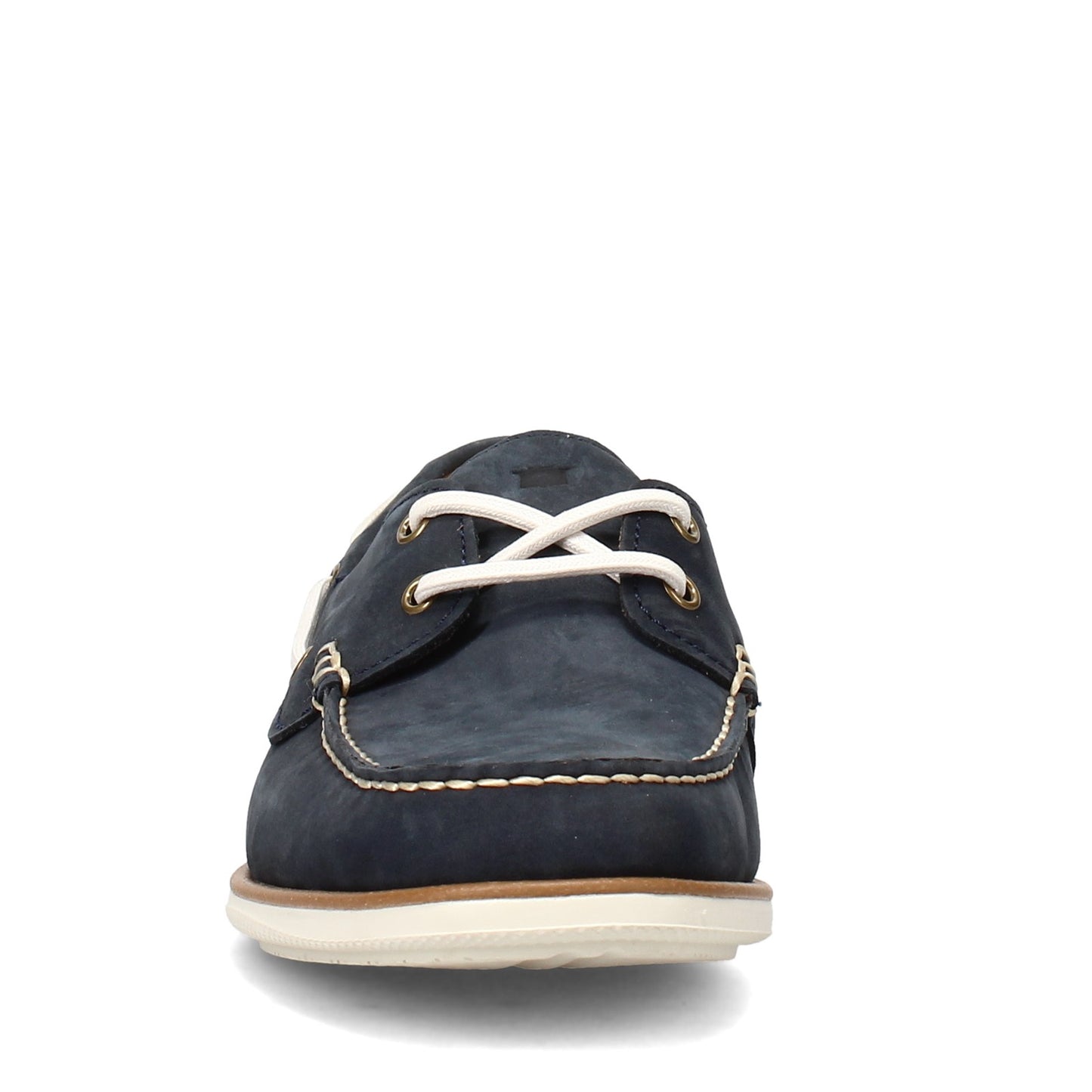 Peltz Shoes Men's Florsheim Atlantic Boat Shoe NAVY 13367-410