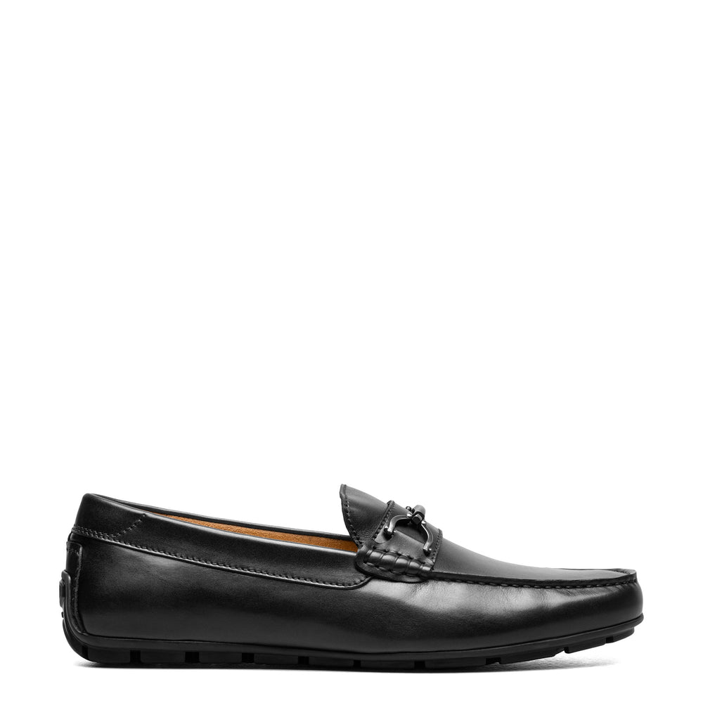 NWOB Florsheim Motor Black Smooth Leather Moc Toe Bit Driving Shoes Size 13M Motor Moc Toe Bit Driver Men main image 2