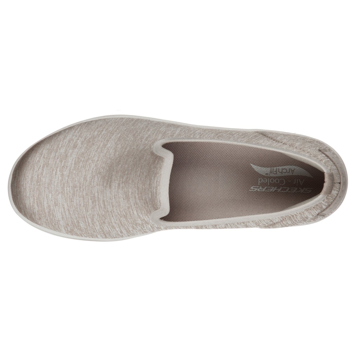 Peltz Shoes Women's Skechers Arch Fit Uplift - Perceived Slip-On TAUPE 136564-TPE