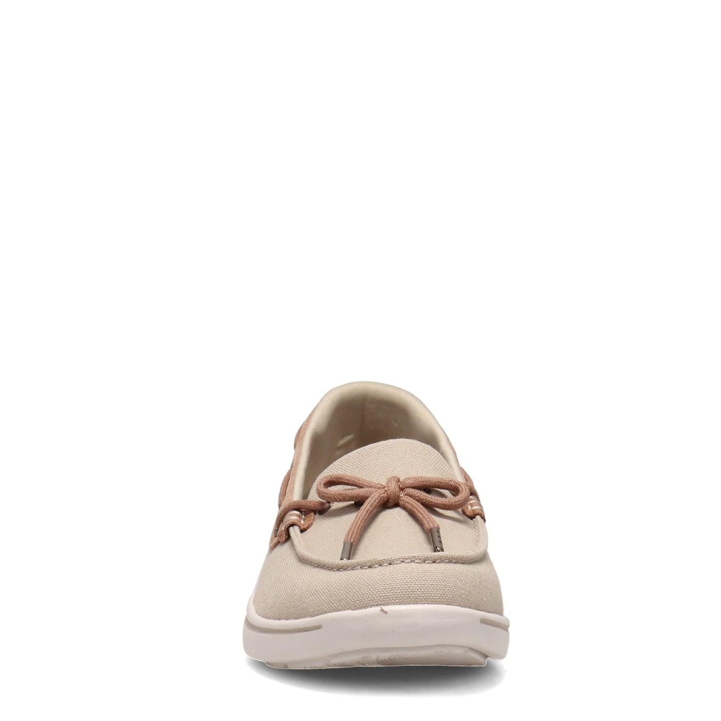 Peltz Shoes Women's Skechers Arch Fit Uplift - Shoreline Boat Shoe NATURAL 136600-NAT