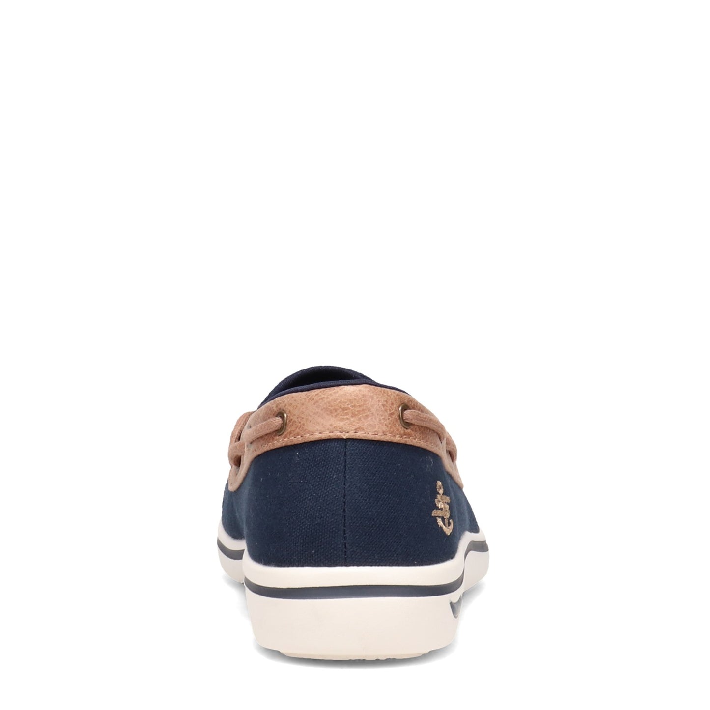 Peltz Shoes Women's Skechers Arch Fit Uplift - Shoreline Boat Shoe NAVY 136600-NVY