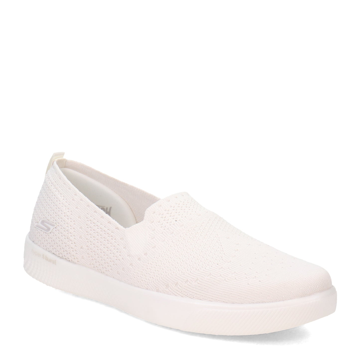 Peltz Shoes Women's Skechers Hyper Vulc - Refined Slip-On WHITE 136832-WHT