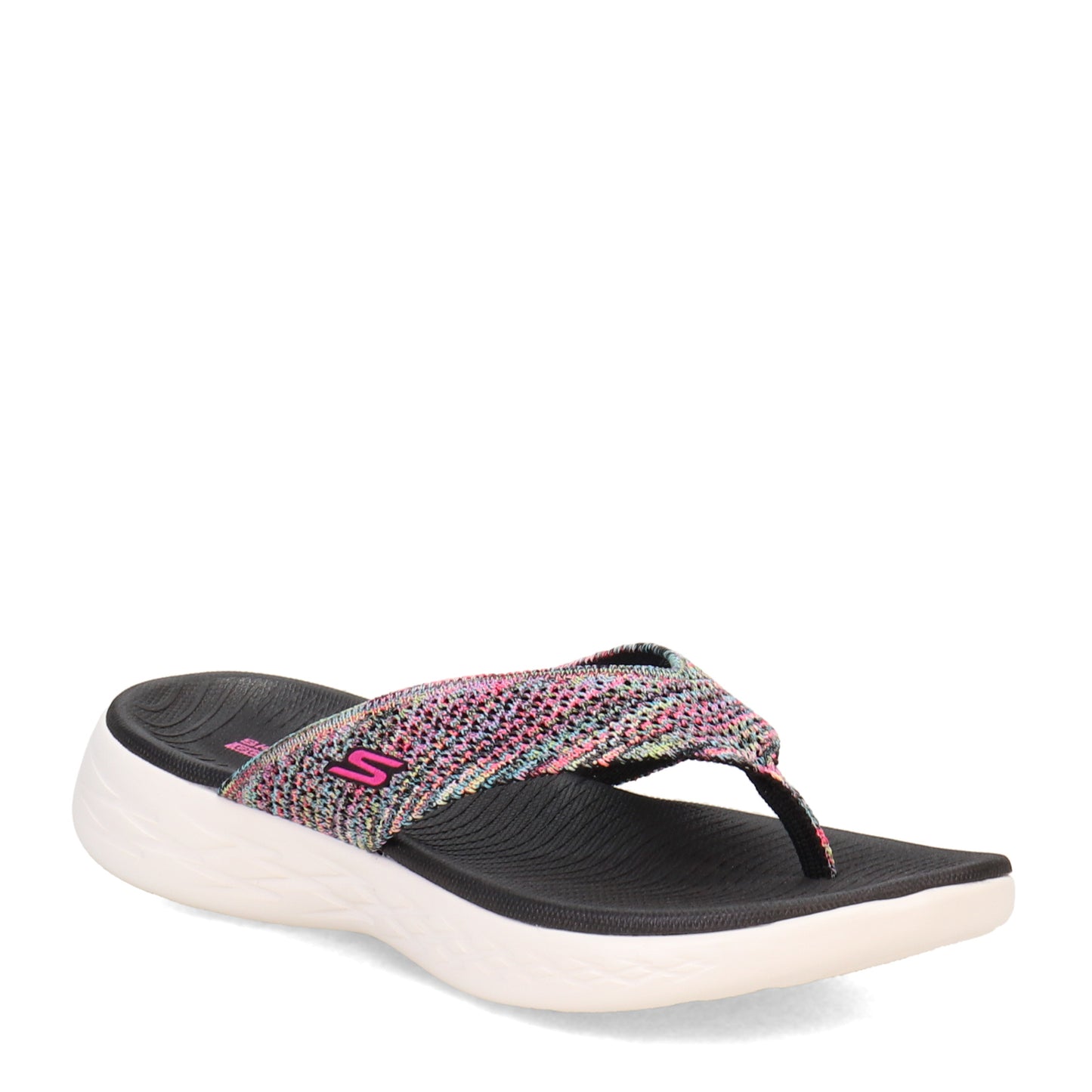 Peltz Shoes Women's Skechers On the GO 600 - Paradise Sandal BLACK 140174-BLK