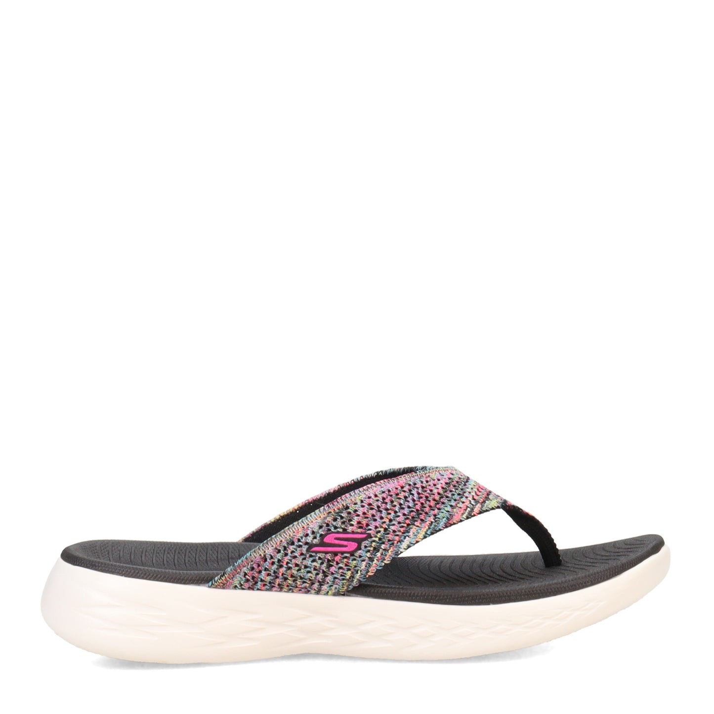 Peltz Shoes Women's Skechers On the GO 600 - Paradise Sandal BLACK 140174-BLK